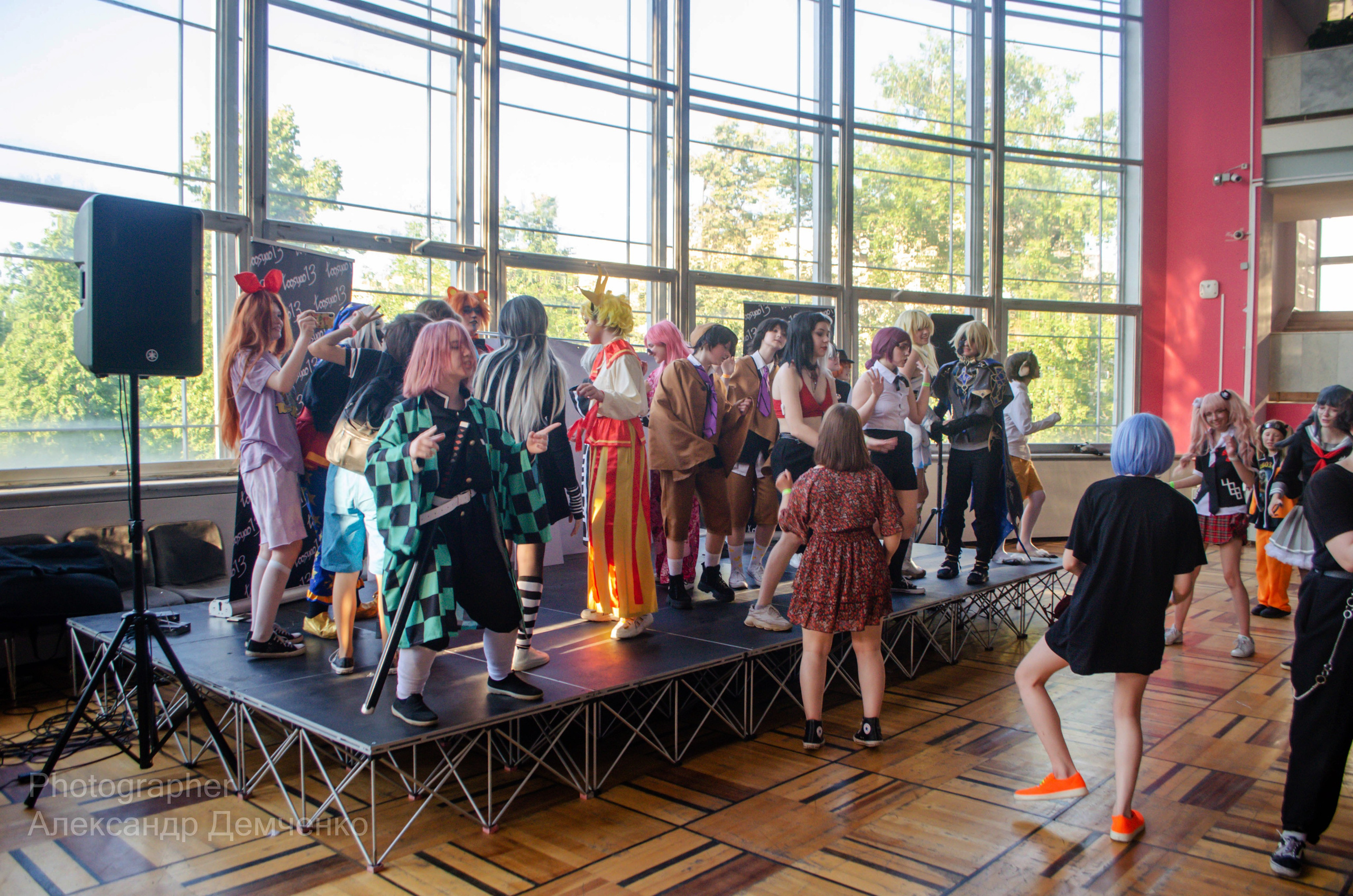 Фотосессия сцены в Москве на разных репортажных мероприятий