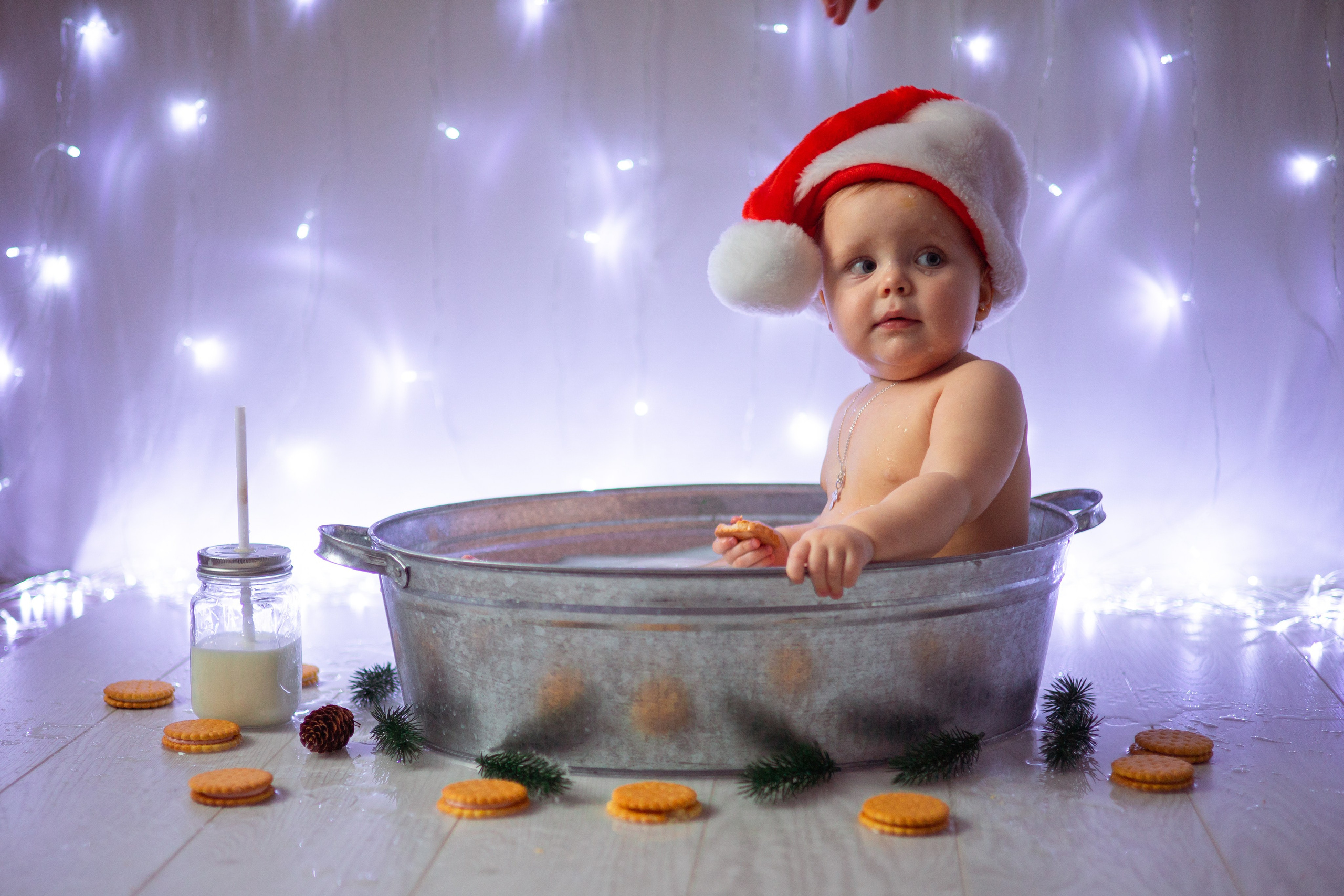 Соня Рождественская ванна. Семейный и детский фотограф в Михайловке Татьяна Лестьева