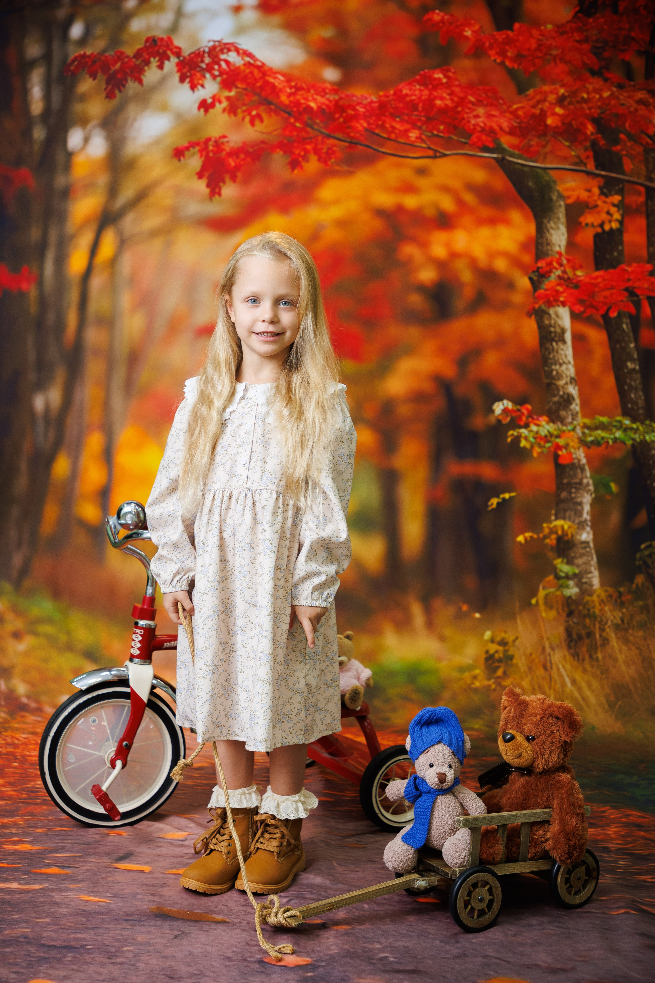 Велосипед. Детская фотостудия Москва