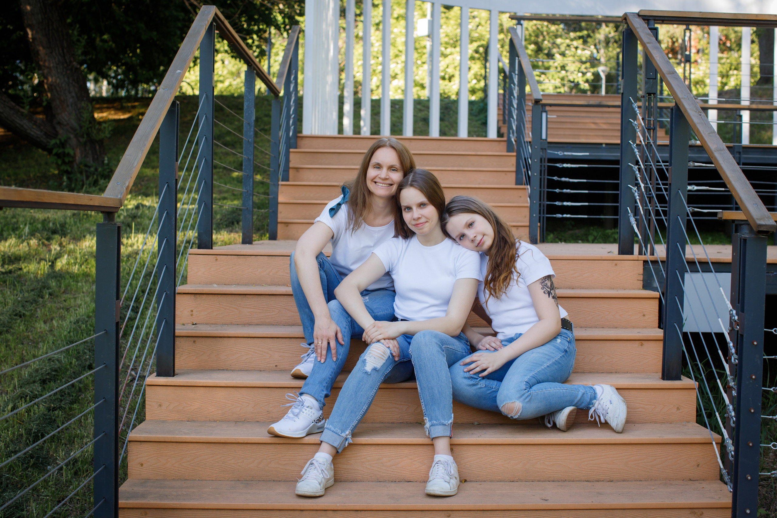 Таня и девочки. Детский и семейный фотограф Мария Киселёва. Москва