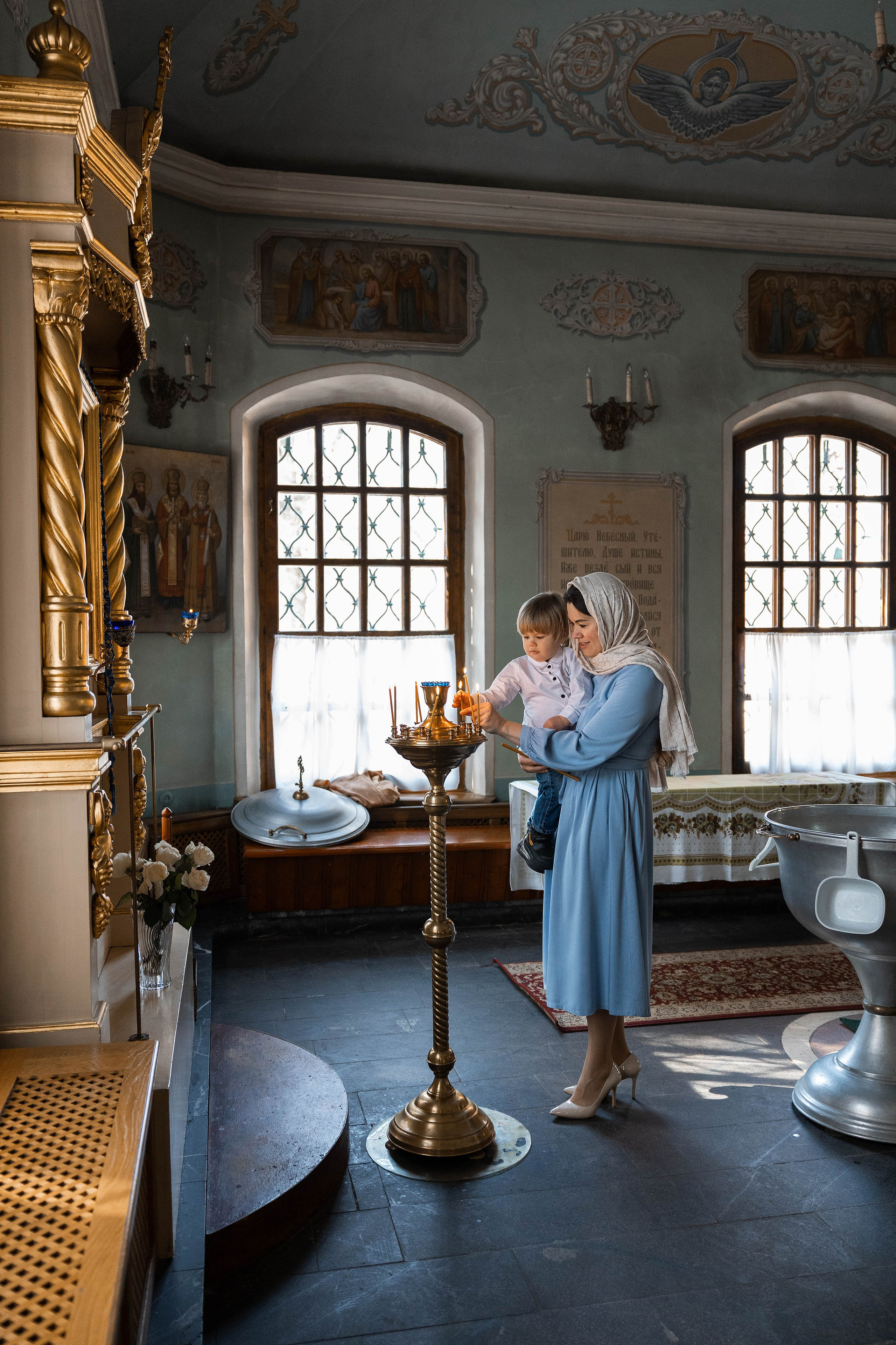 Крещение Даниила. Фотограф Крещение, Выписка москва