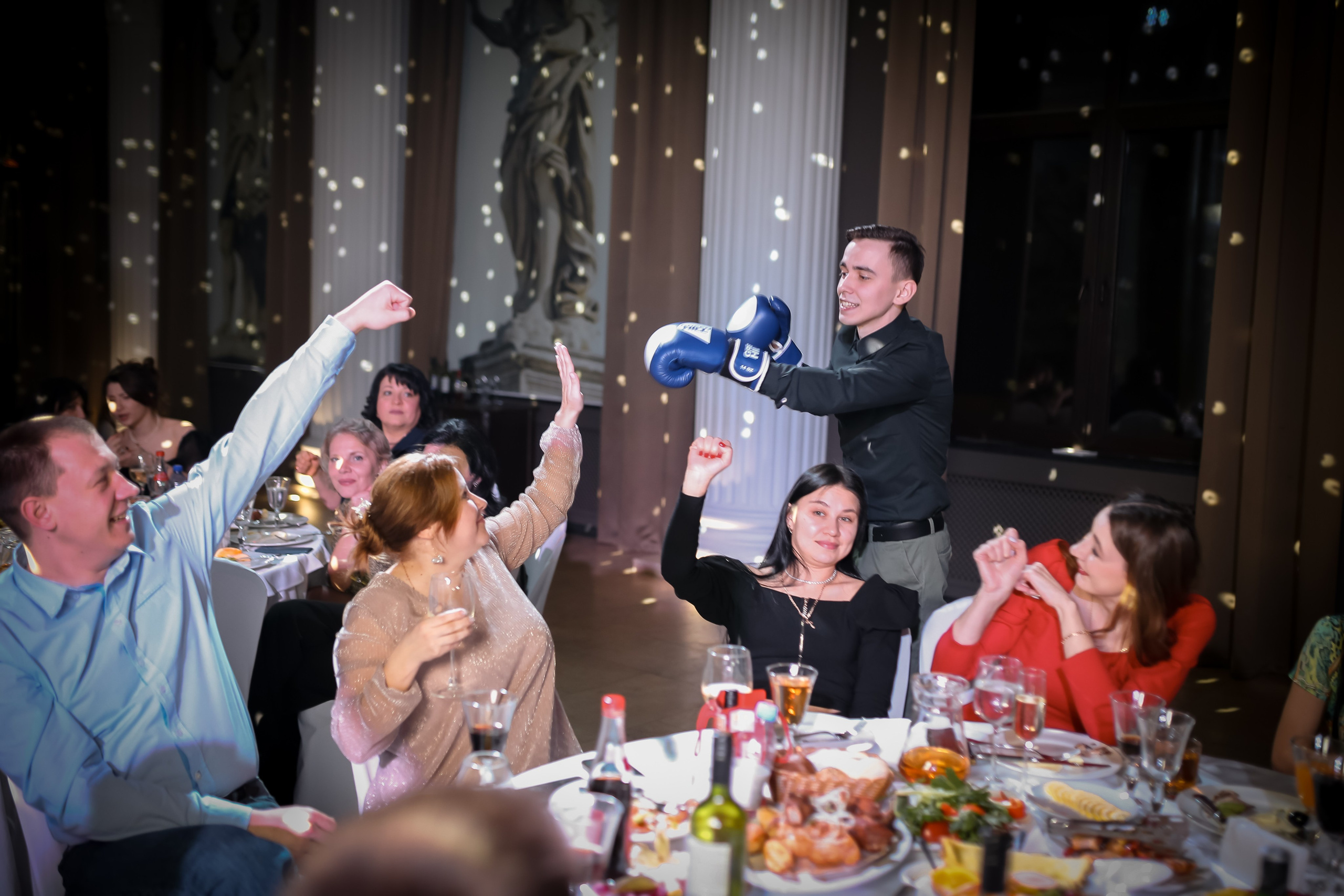 Репортажная фотосъёмка — зимний корпоратив Сималенд