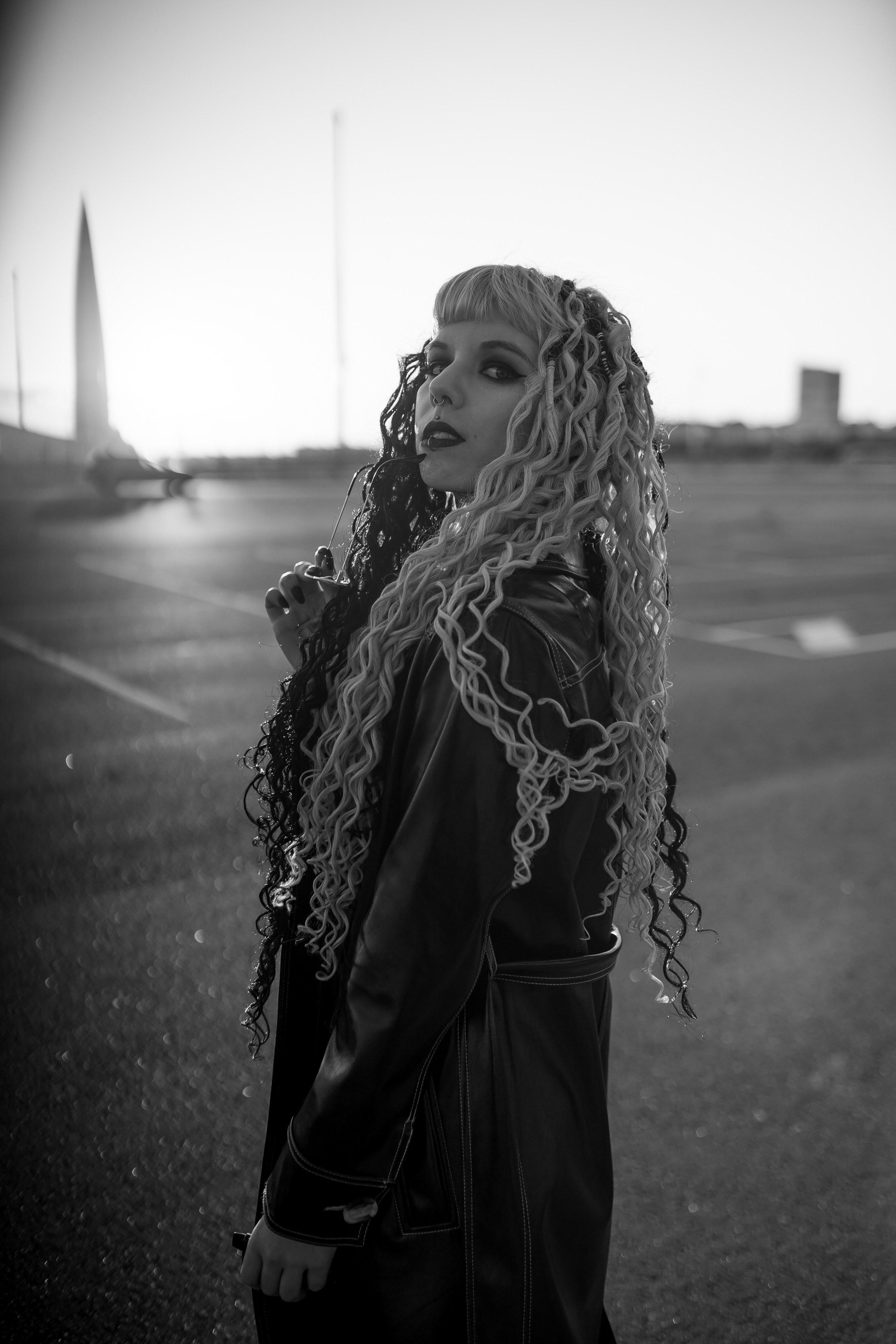 Оля. Паркинг. Портретный фотограф в Санкт-Петербурге Александр Быстрицкий