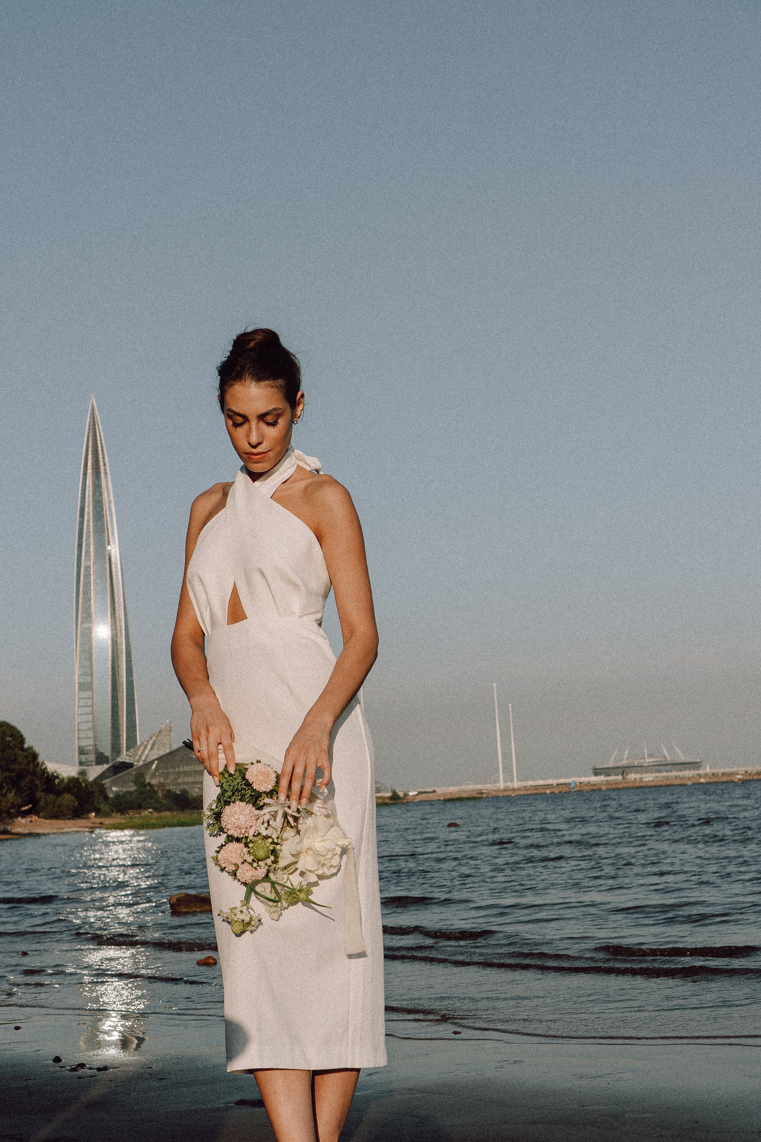 СВАДЕБНАЯ ФОТОСЕССИЯ ВЫЕЗДНОЙ ЦЕРЕМОНИИ (ФИНСКИЙ ЗАЛИВ). Профессиональный фотограф, Санкт-Петербург — Виктория Богомолова