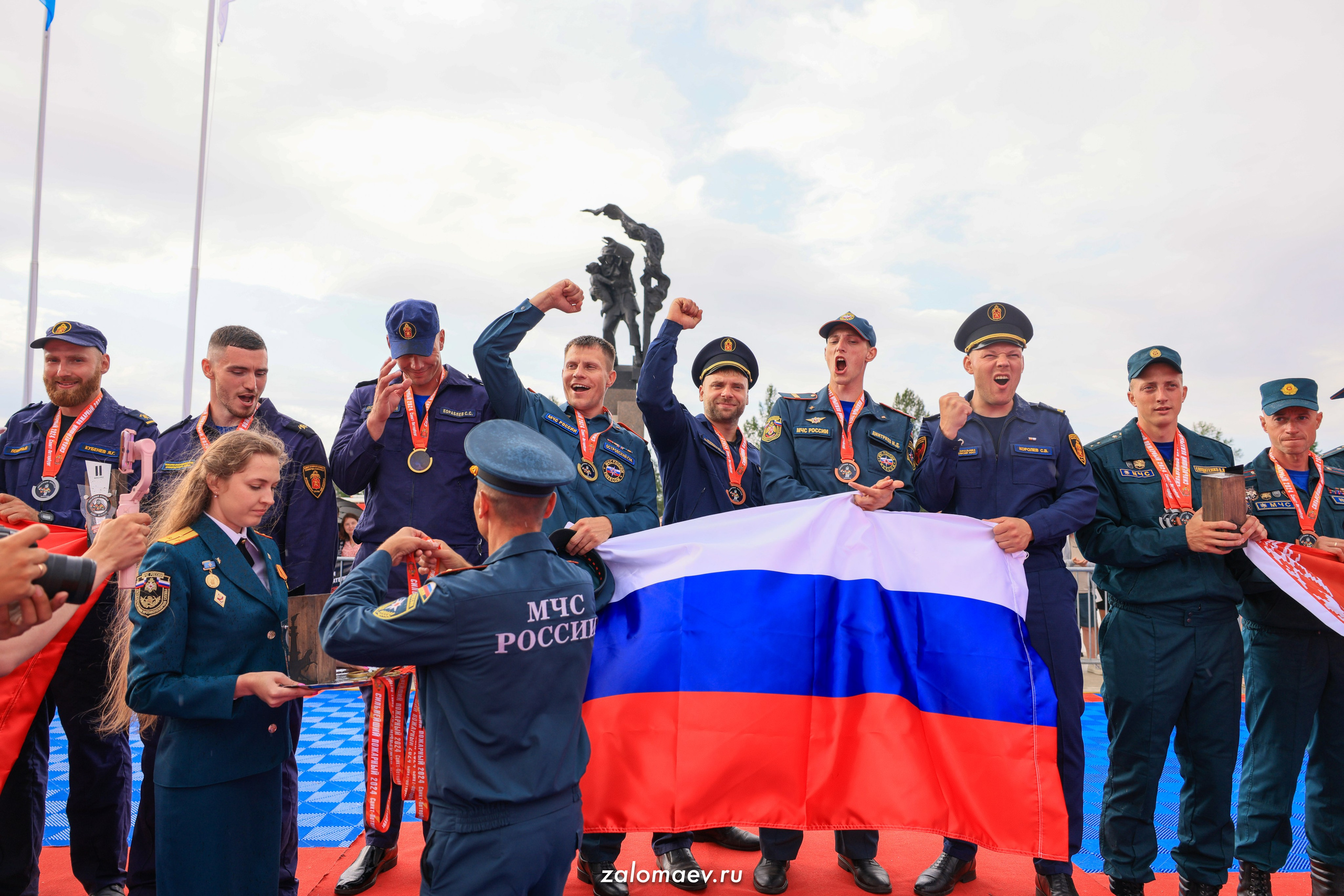 Сильнейший пожарный. Фотограф Александр Заломаев