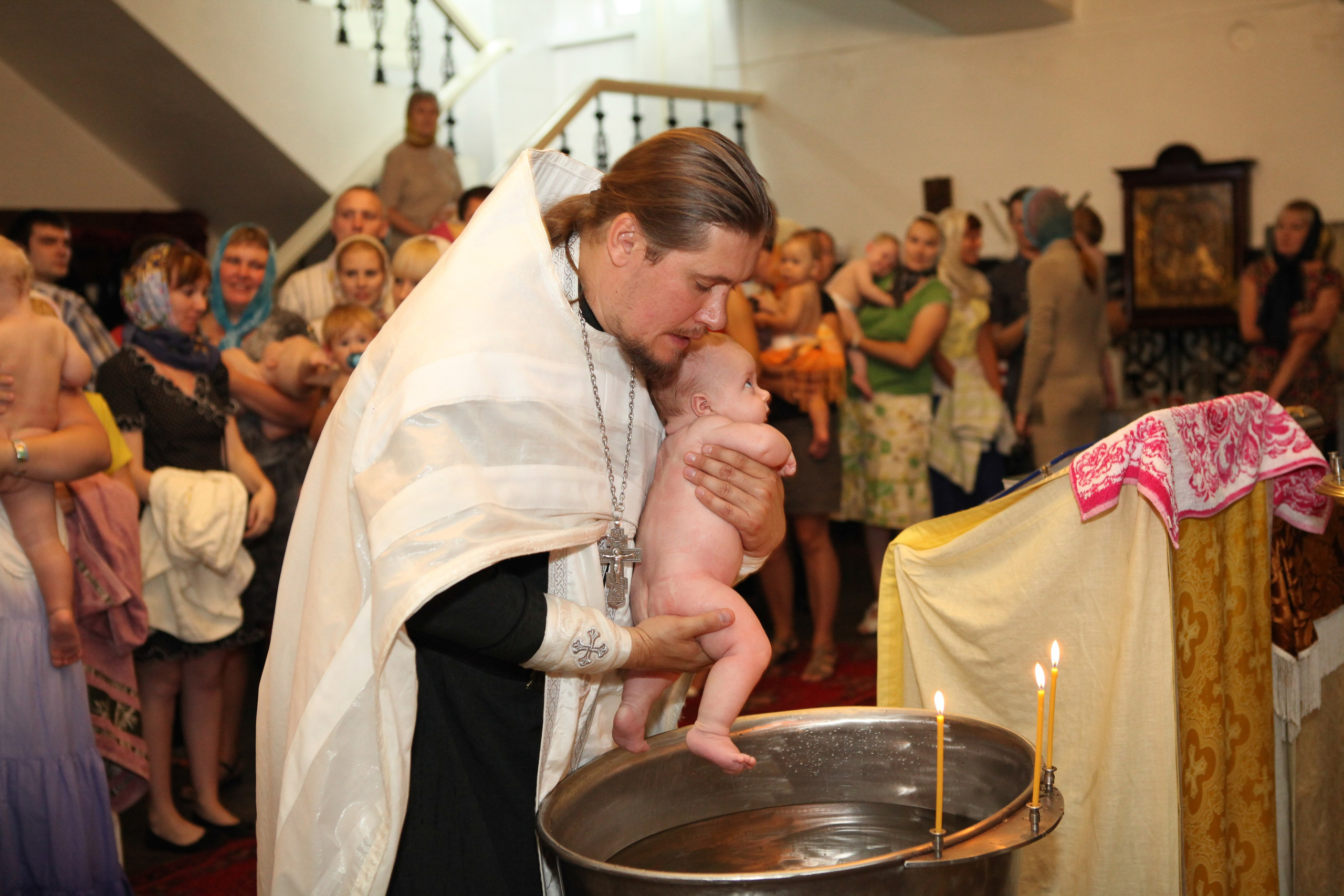 Крещение Георгия. Фотограф Александр Заломаев