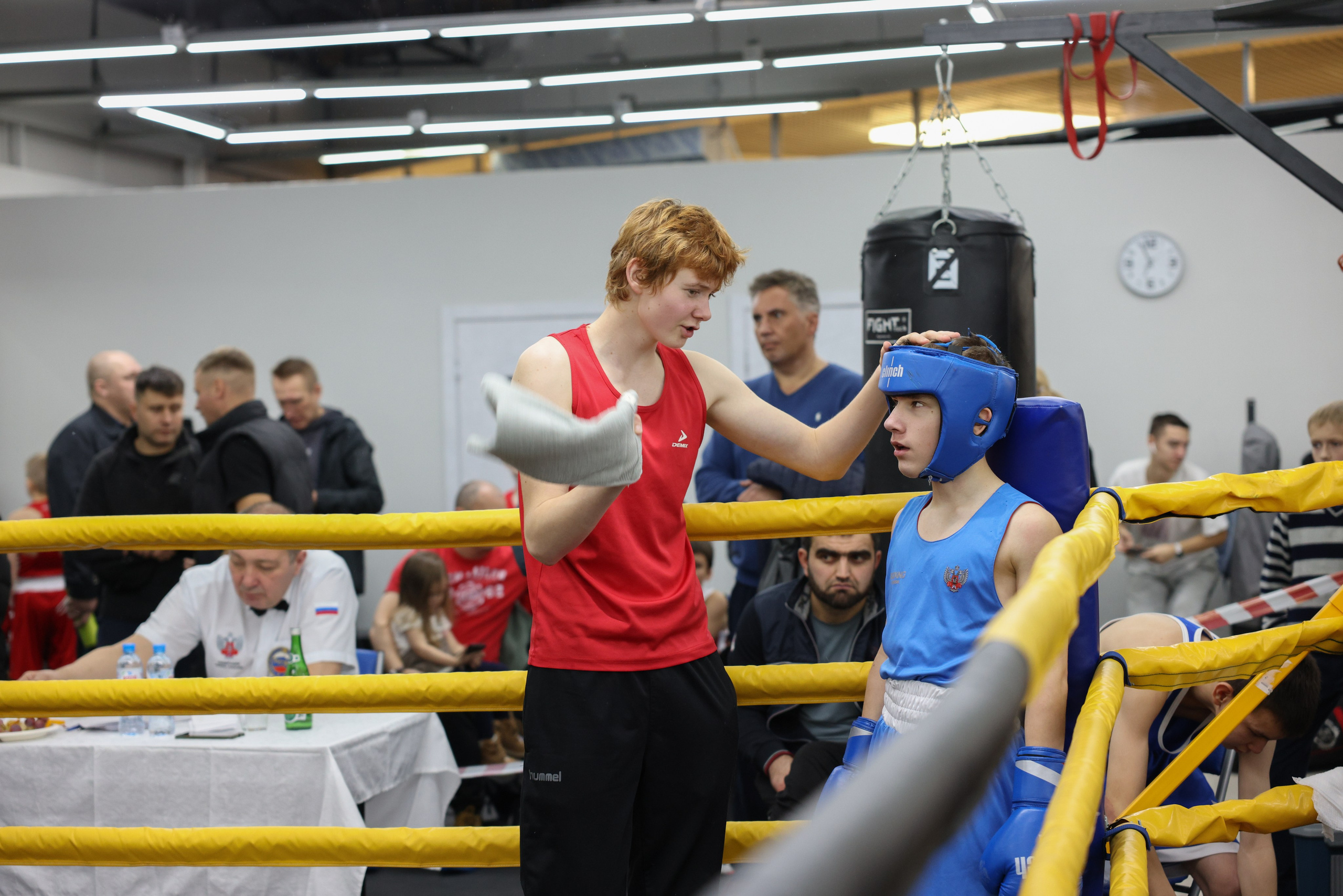 Открытый ринг «кубок ООО «ТЭК НеваСпецТяж». Фотограф Александр Заломаев