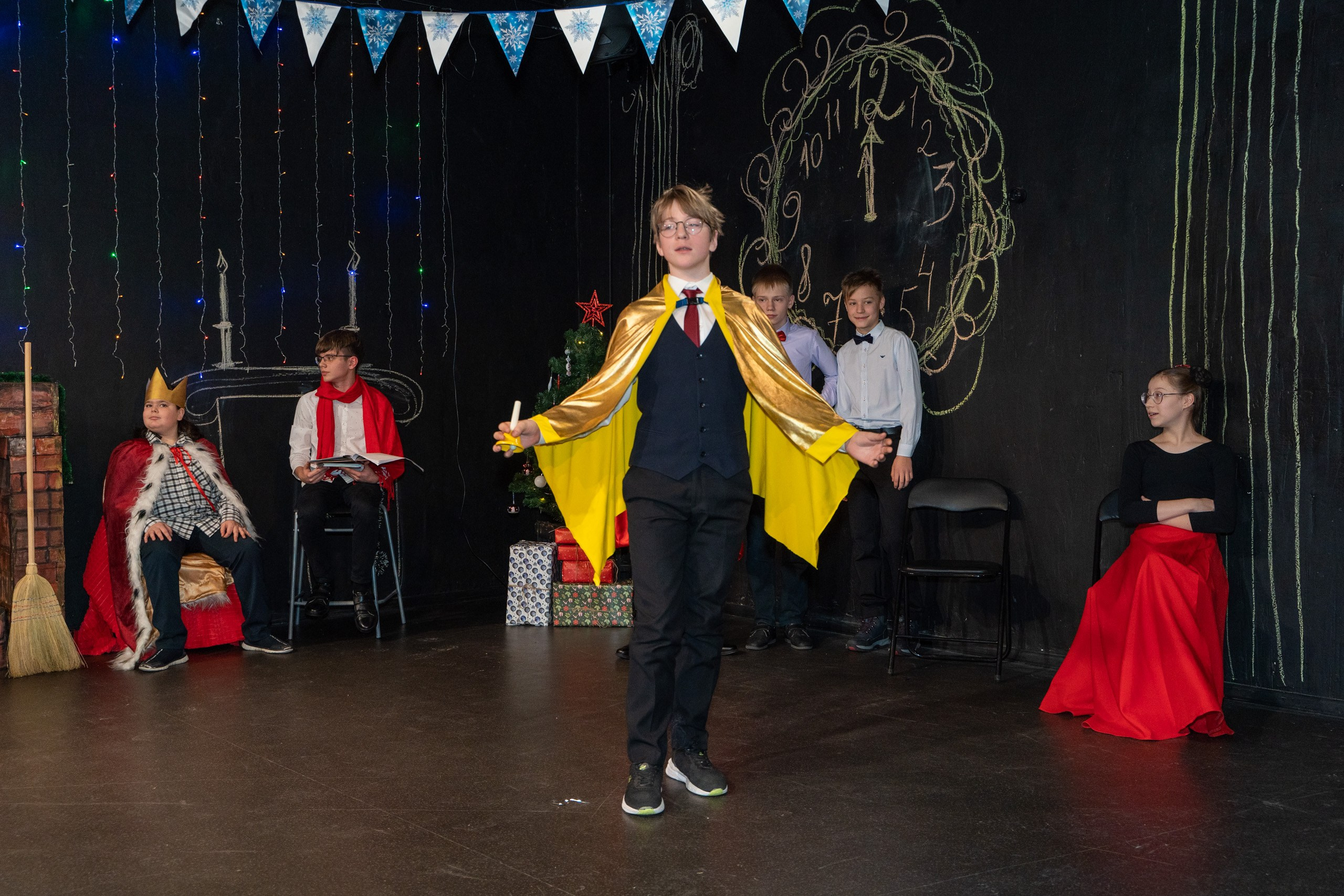 Новый год школы Фрактал. Фотограф в Санкт-Петербурге, фотодни в СПБ