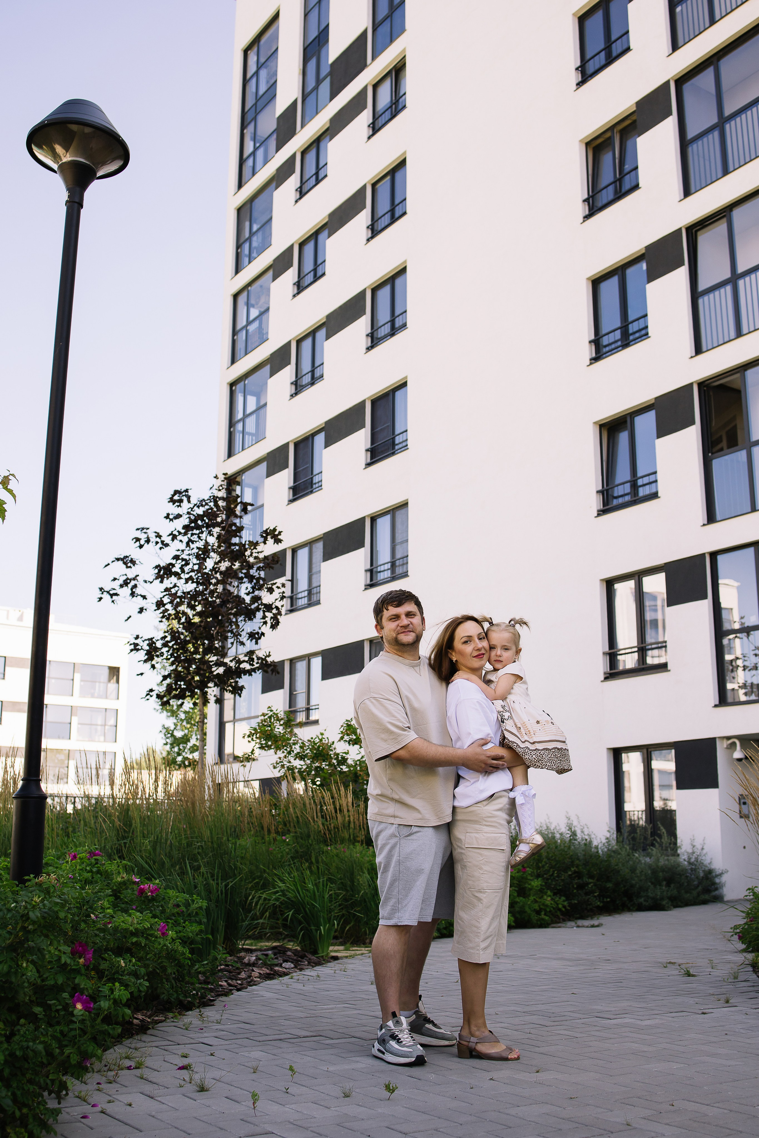 Семейная утренняя прогулка в Михайловском парк-квартале. Семейный фотограф в Томске Максимова Екатерина