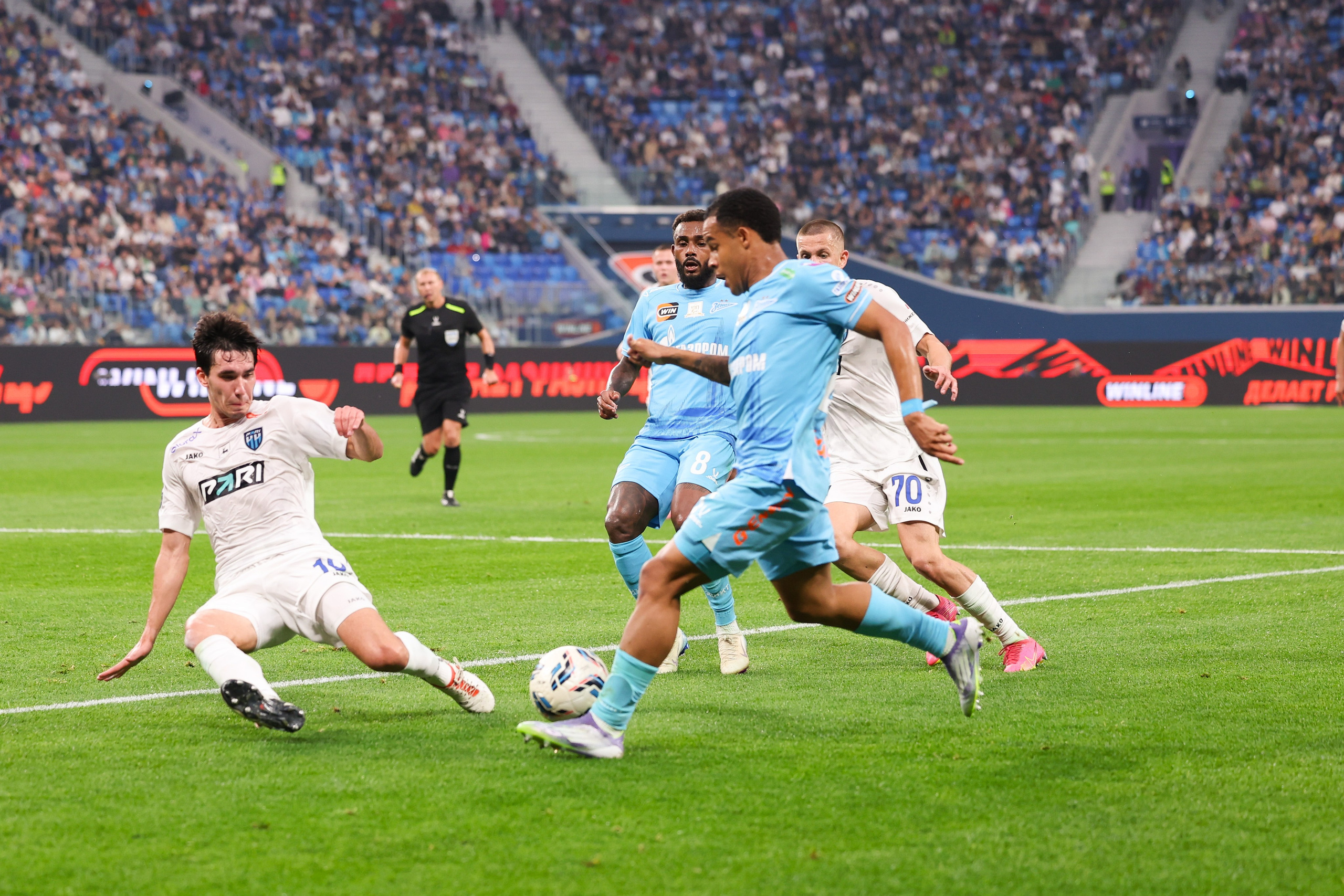 ФК «Зенит» — ФК «Пари НН» 30.08.2025. Спортивный и репортажный фотограф Антон Тереханов