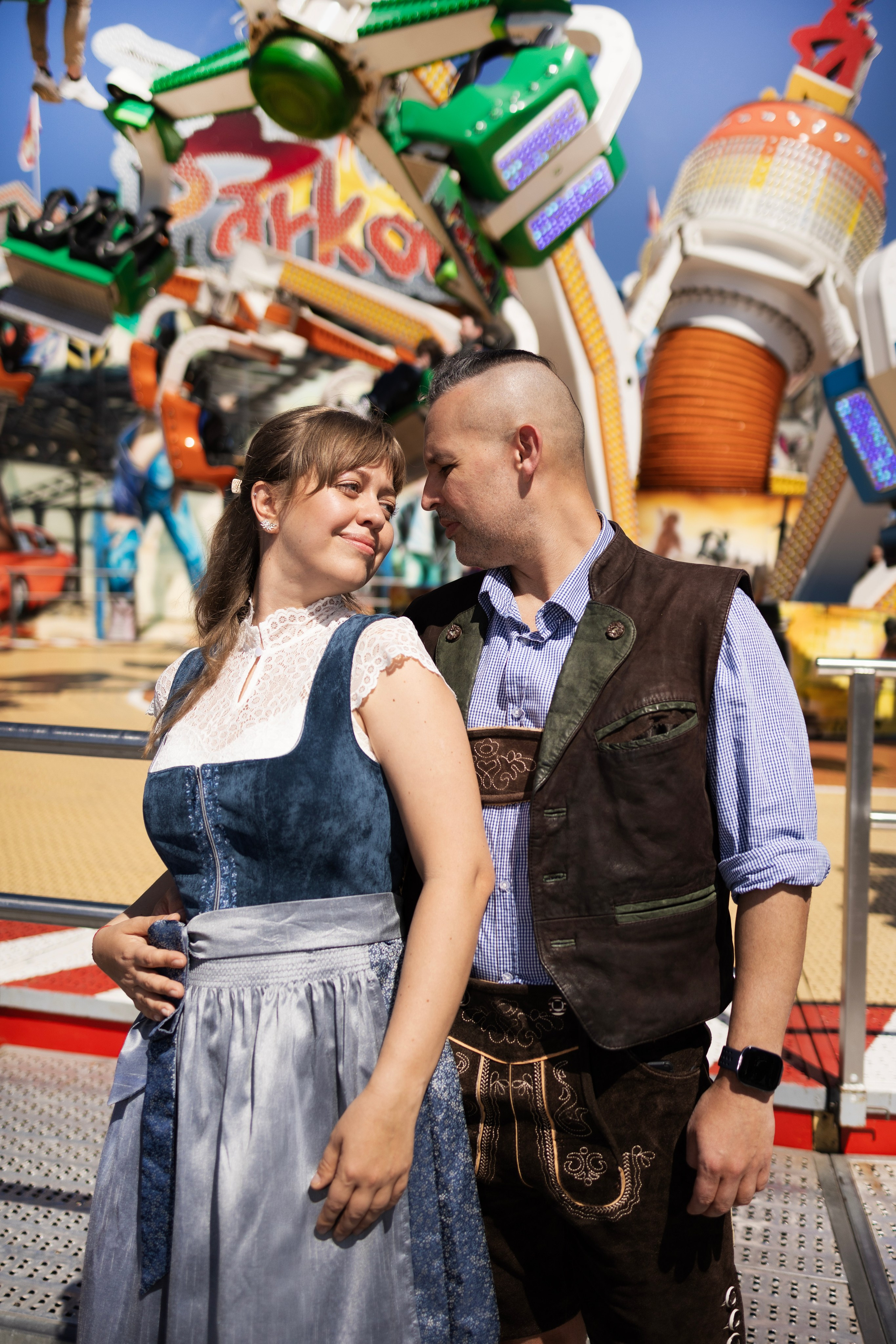 Frühlingsfest. Photographer in Munich