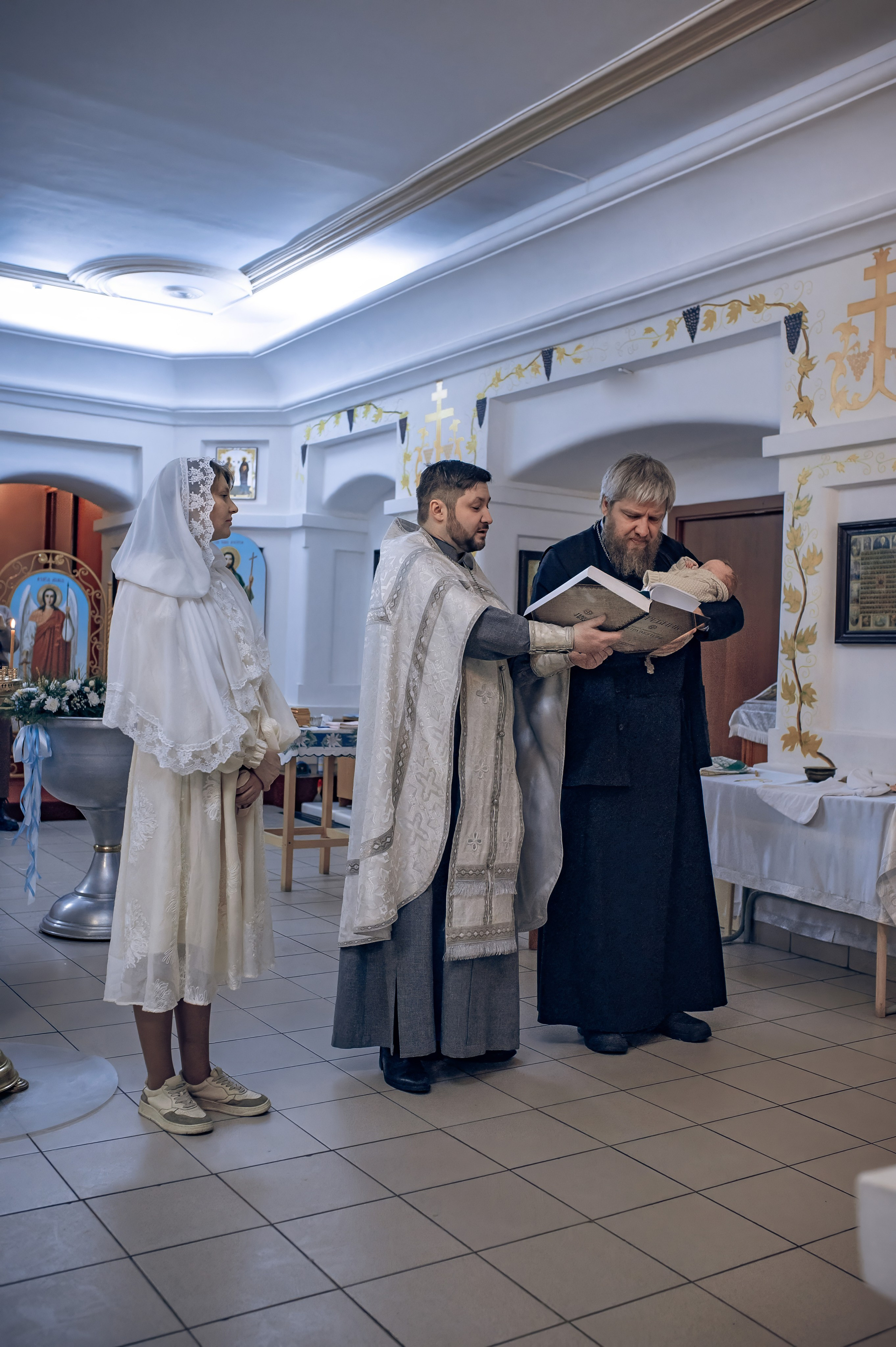 Крещение в Краснодаре. Съемка крещения в Краснодаре. Фотограф на крещение в Краснодаре