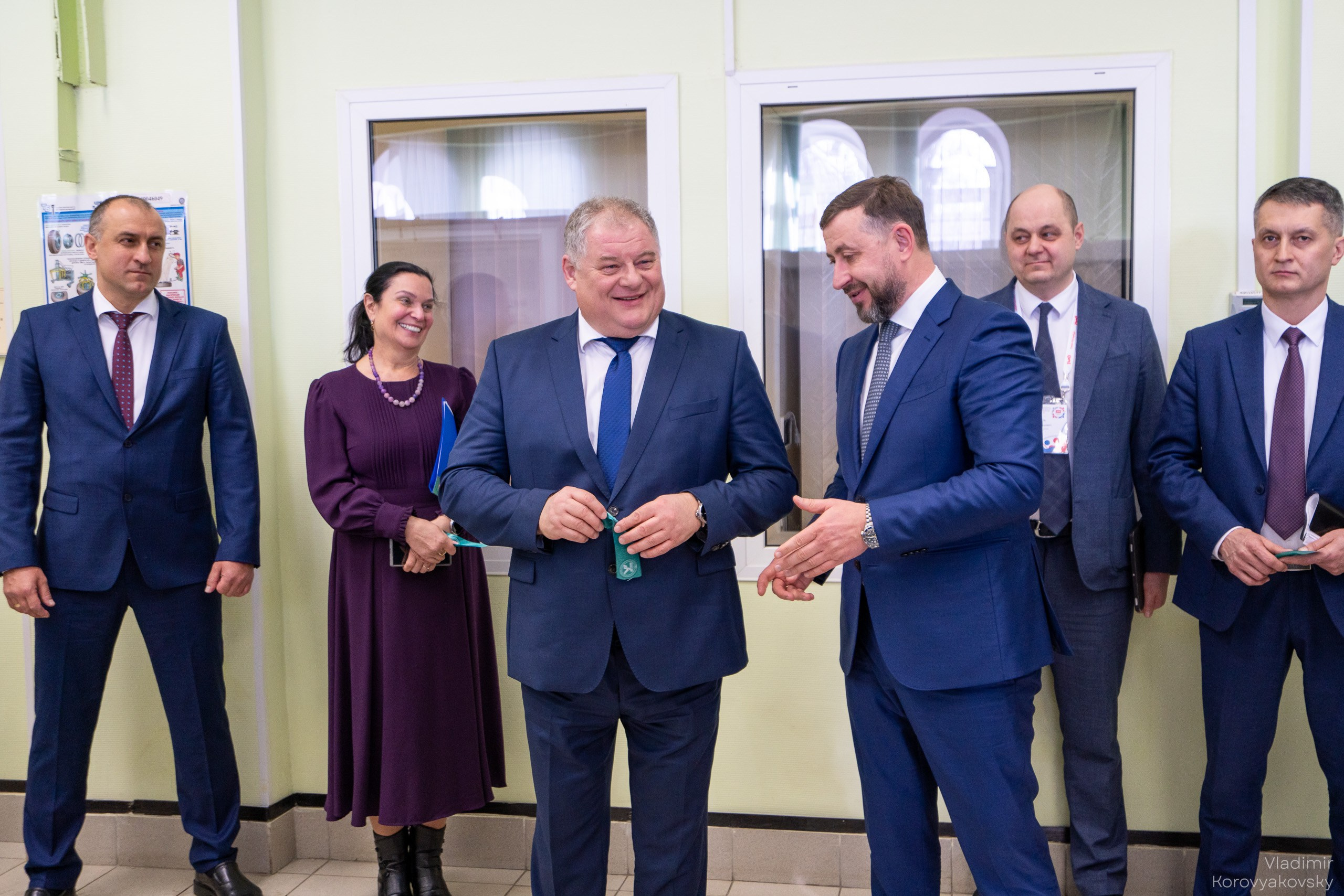 Открытие лабораторий. Фотограф Владимир Коровяковский