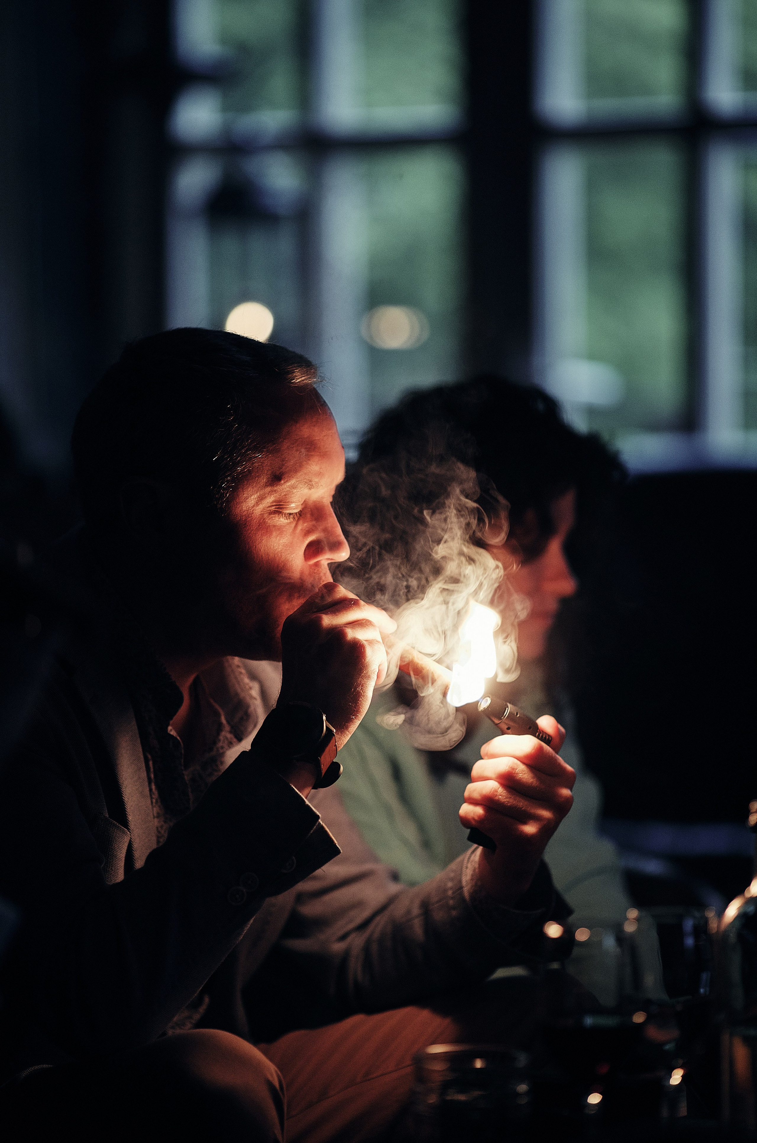 Сигарный клуб на Якиманке. Репортажный фотограф в Москве Константин Дерягин