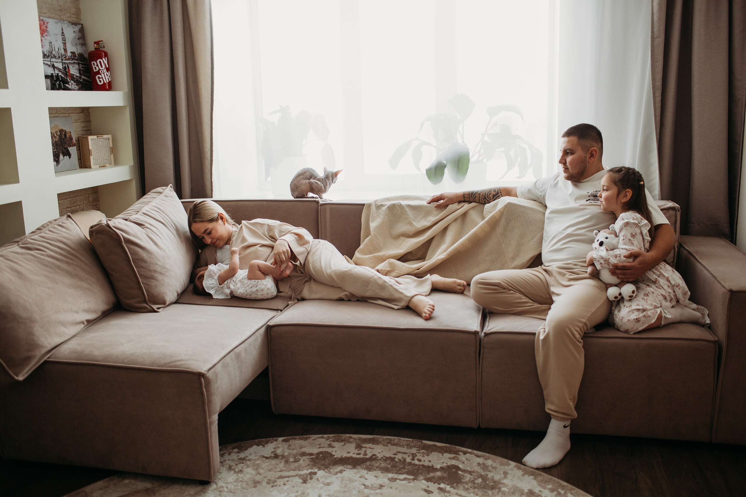 Есения, София, Мария, Сейран. Семейный фотограф Томск