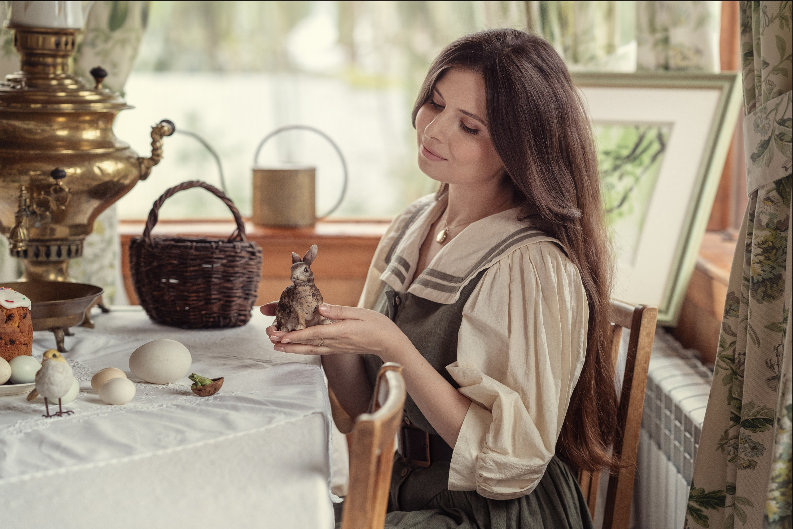 Пасхальный кролик. Семейный фотограф Новая Рига (Звенигород, Истра) Евгения Литовченко