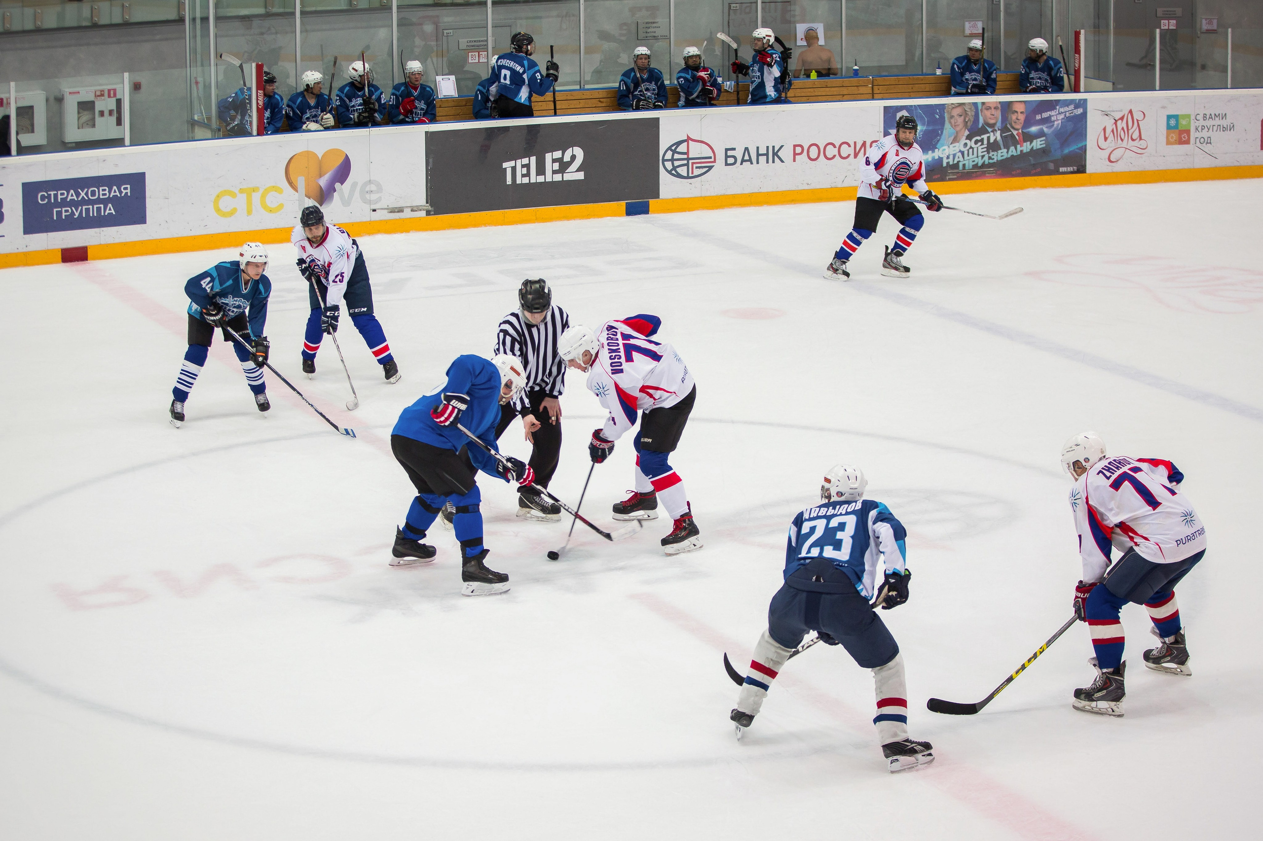 Хоккей для «Work&Sport». Снимаю съемки