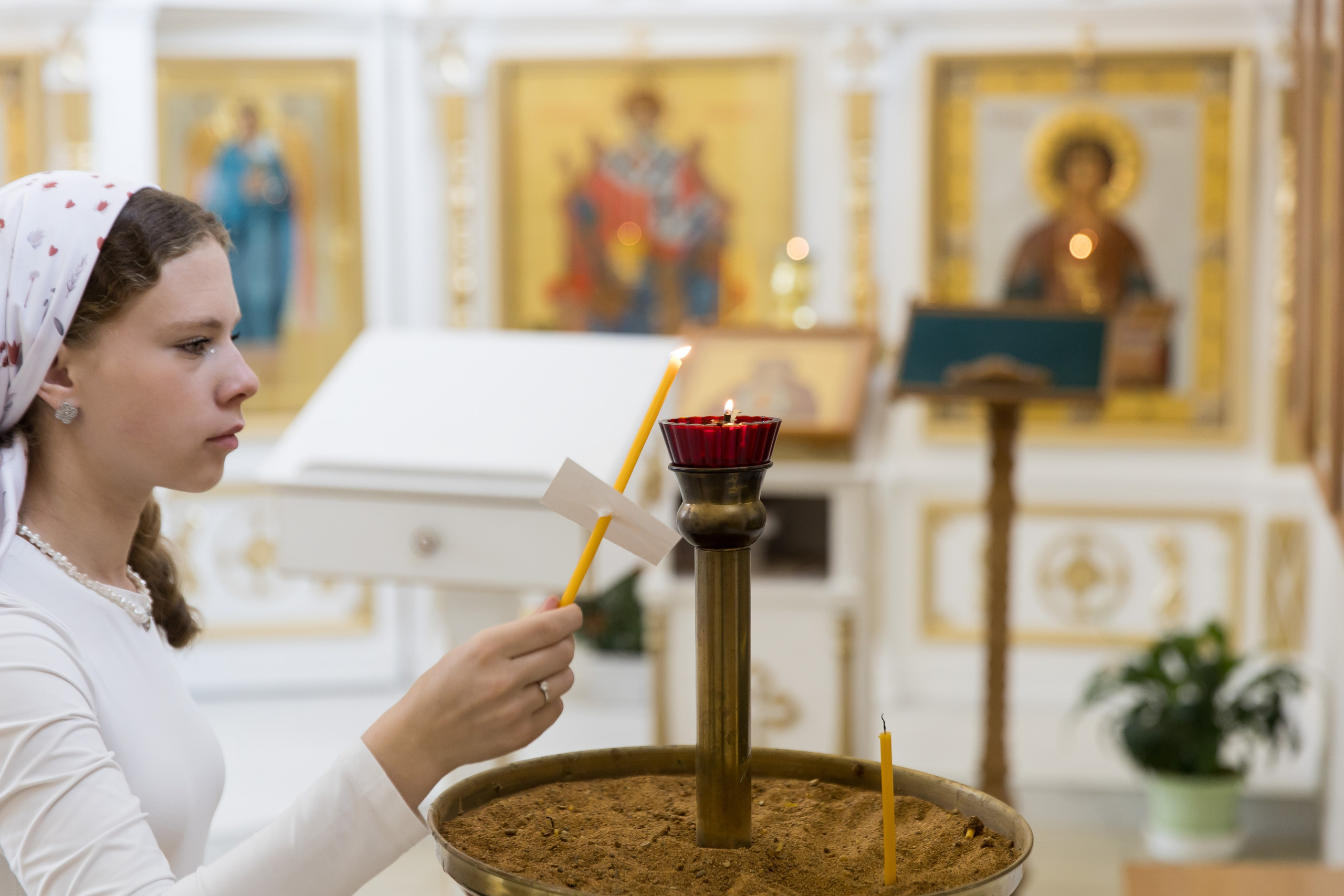 Крещение. Снимаю съемки