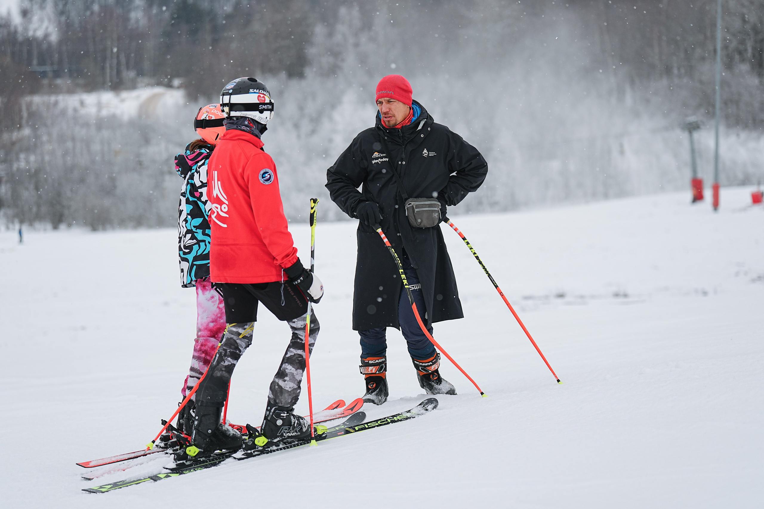 Горные лыжи. Первенство Центрального Федерального Округа. GS U14 Шуколово. Фотограф Студитский Евгений