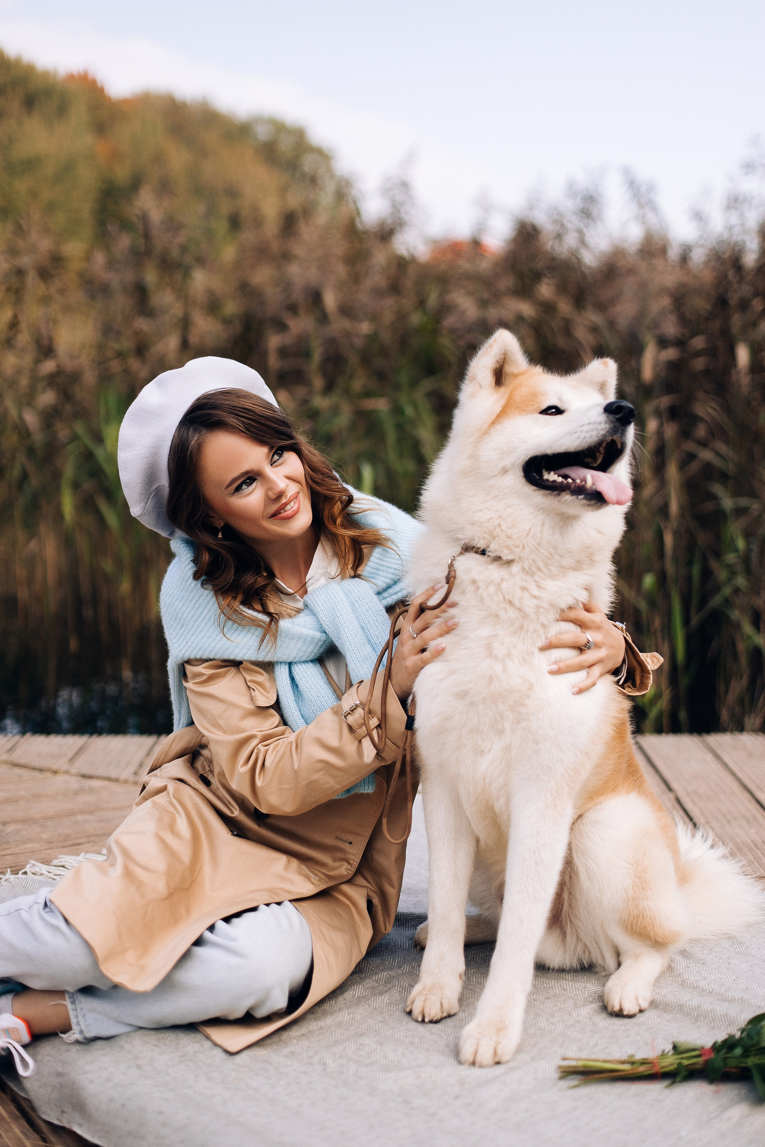 Вера и Акита. Свадебный и семейный фотограф в Нижнем Новгороде Екатерина Наймарк