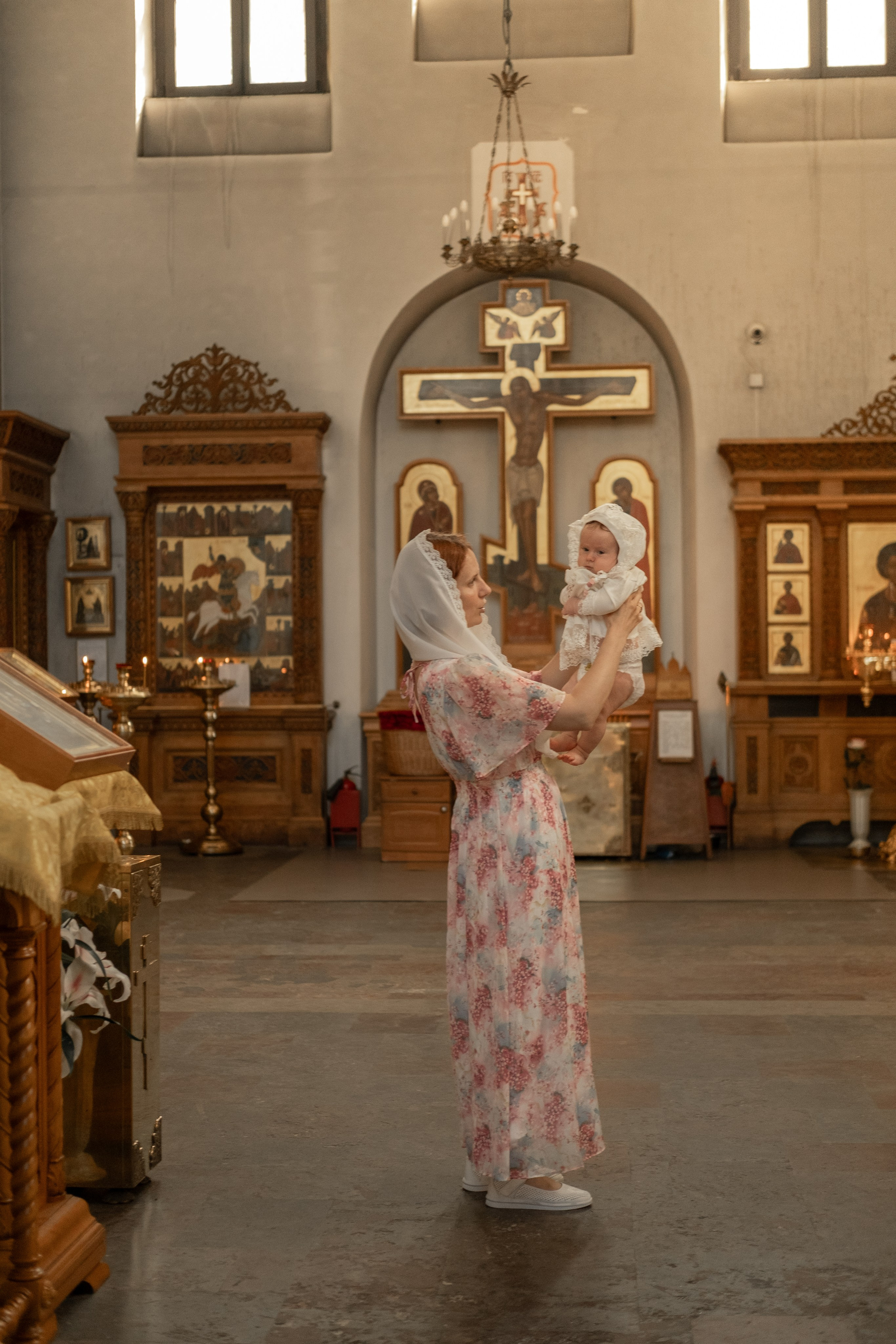 Крещение Златы. Фотограф новорождённых в Санкт-Петербурге Надежда Турченко