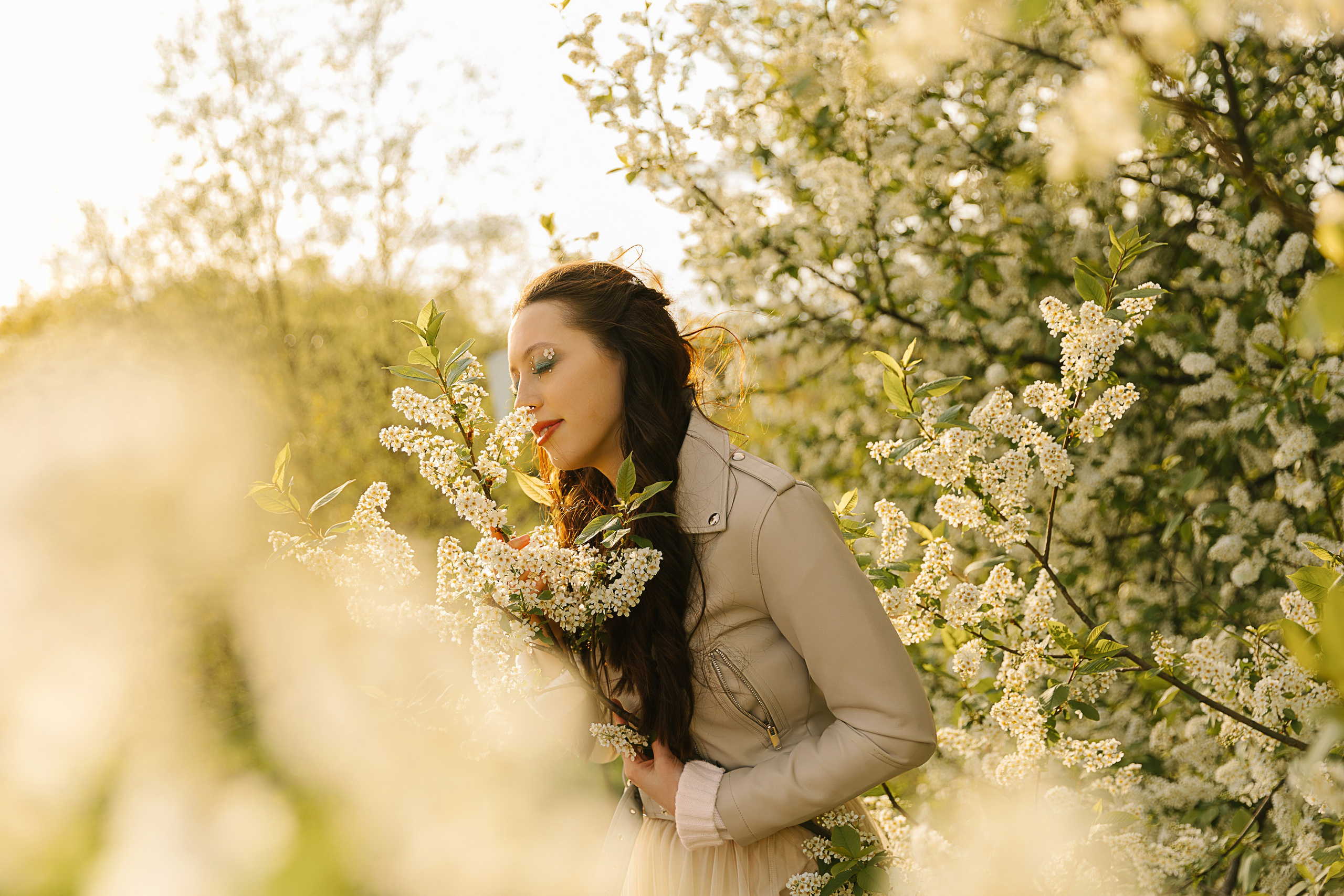 Фотосессия в цветении в Москве. Семейный и женский фотограф в Москве Надежда Воробьева