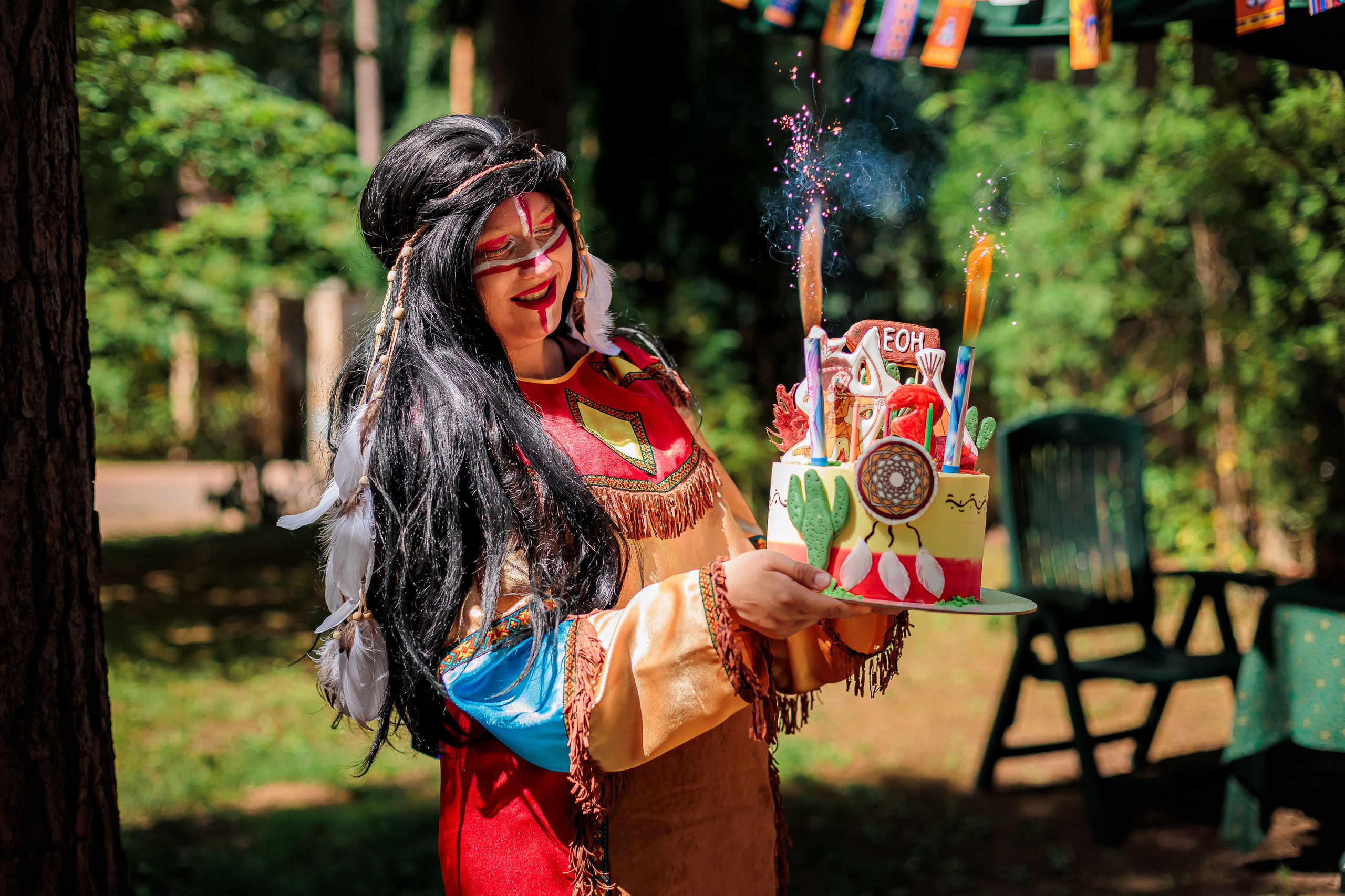 День рождения Леона «Индейцы». Семейный и детский фотограф Комина Елена, Власиха, Одинцово