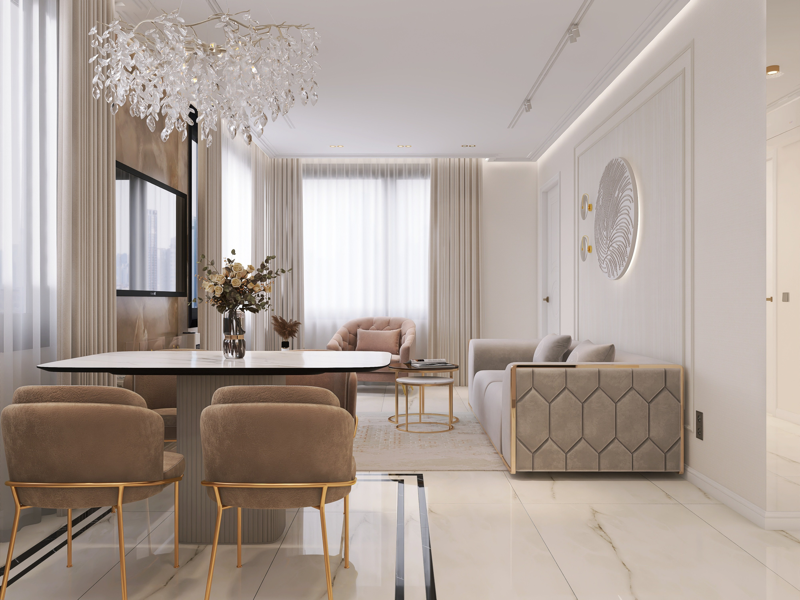 ЖК Grando. Площадь 71 кв. м. Дизайнер интерьера в Новосибирске_Елена Сергеева