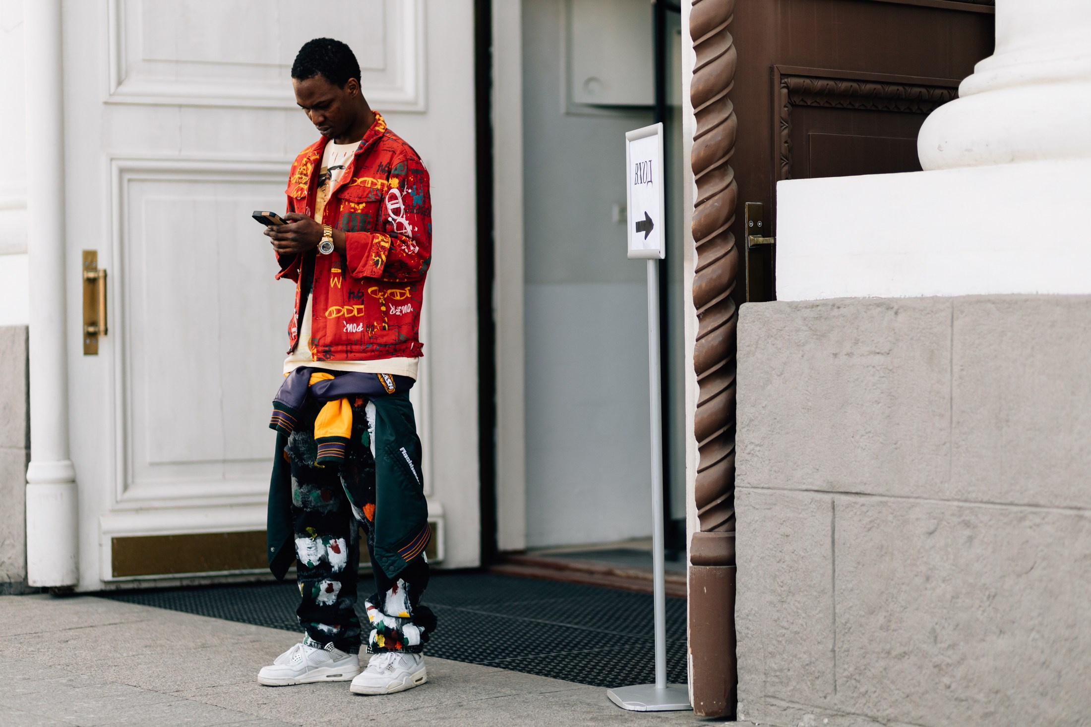 Moscow Fashion Week Streetstyle Day 4. Shami Pezhonov Photography