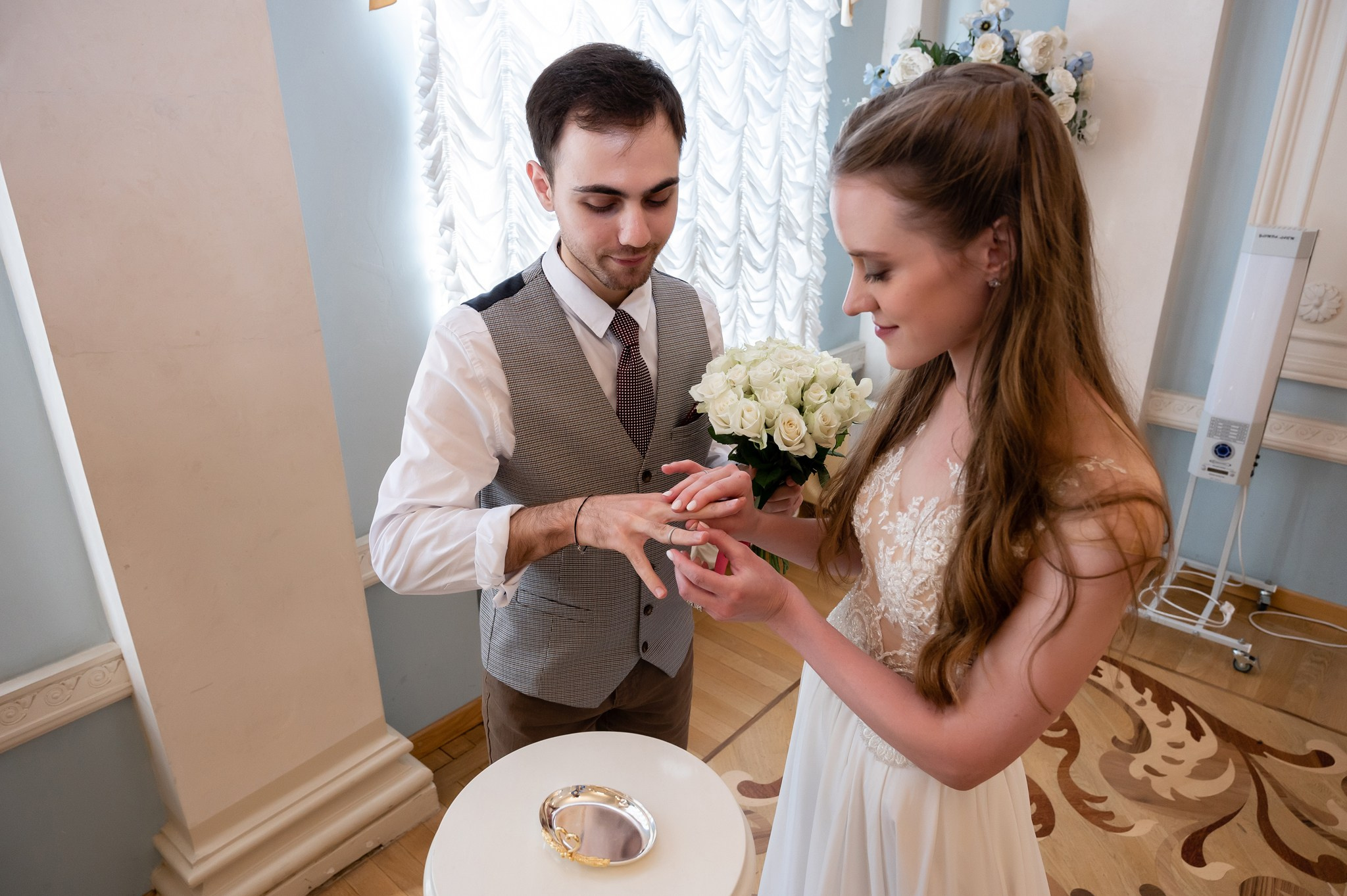 Зеркальный дворик. Свадебный и семейный фотограф из Санкт-Петербурга Климов Анатолий