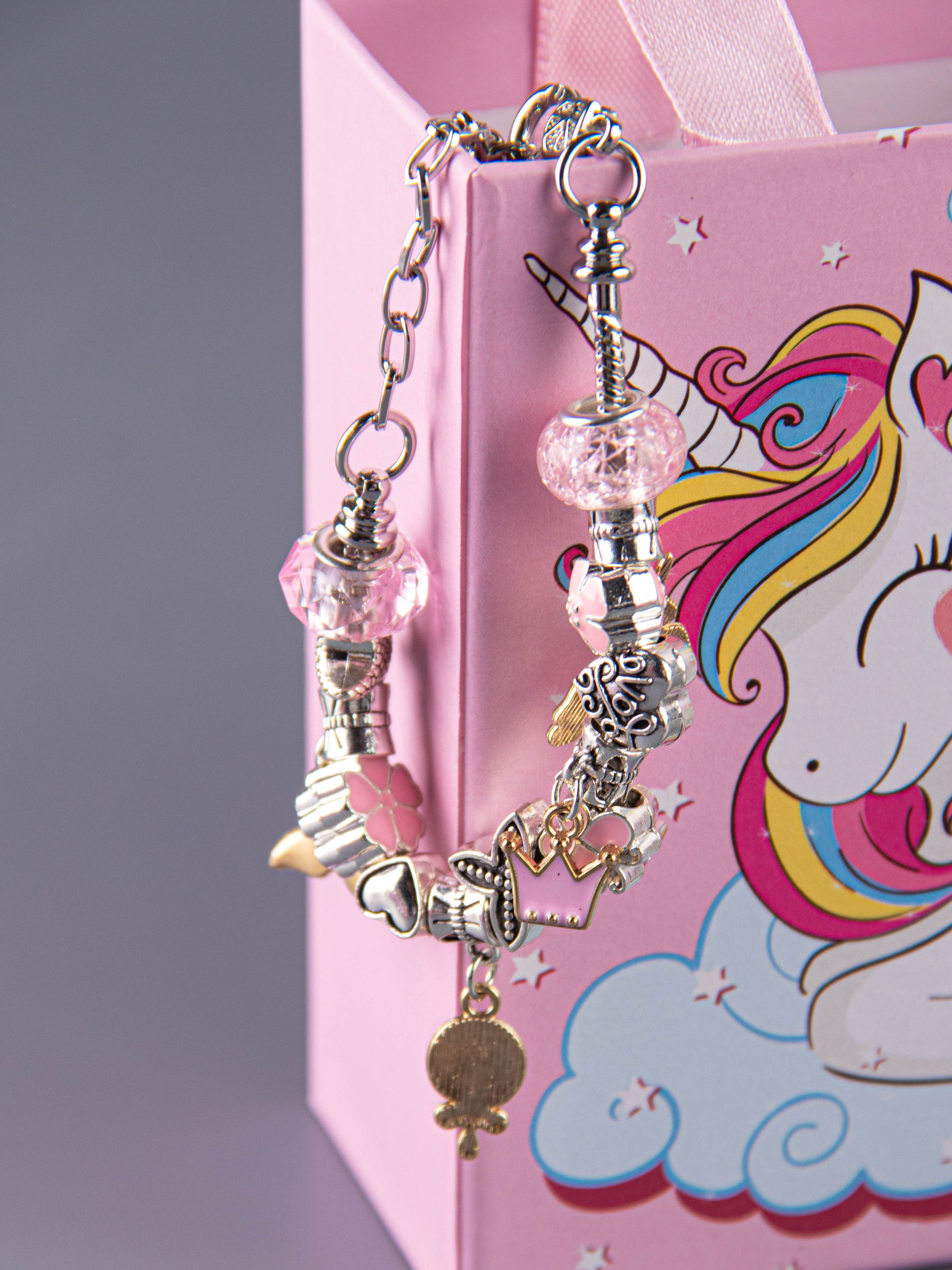 Наборы по созданию браслетов (розовый). «Матрица»