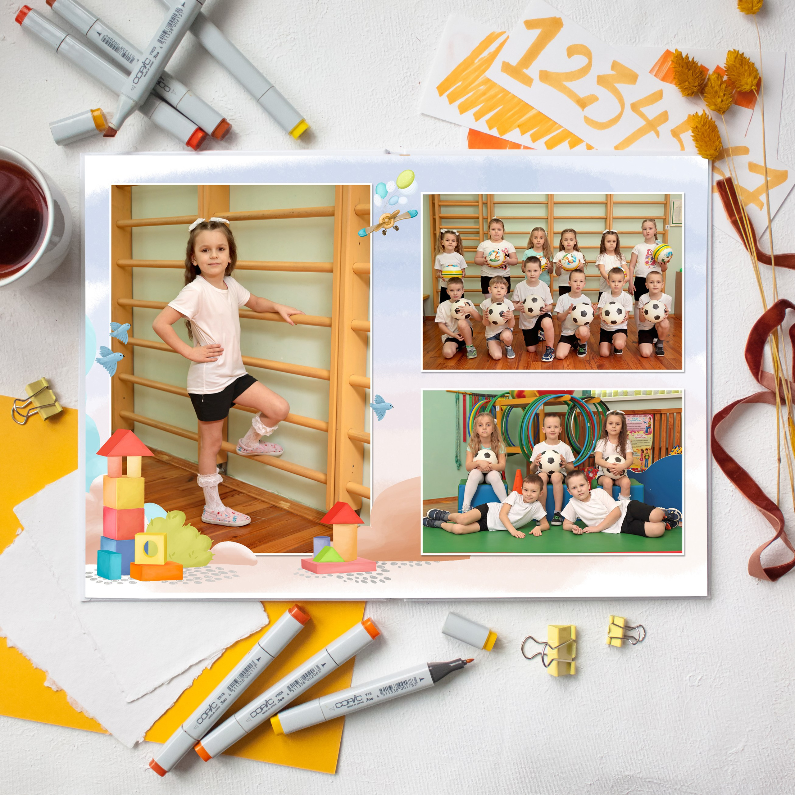 4 разворота_дс. Семейный и детский фотограф в Пинске Марина Русина