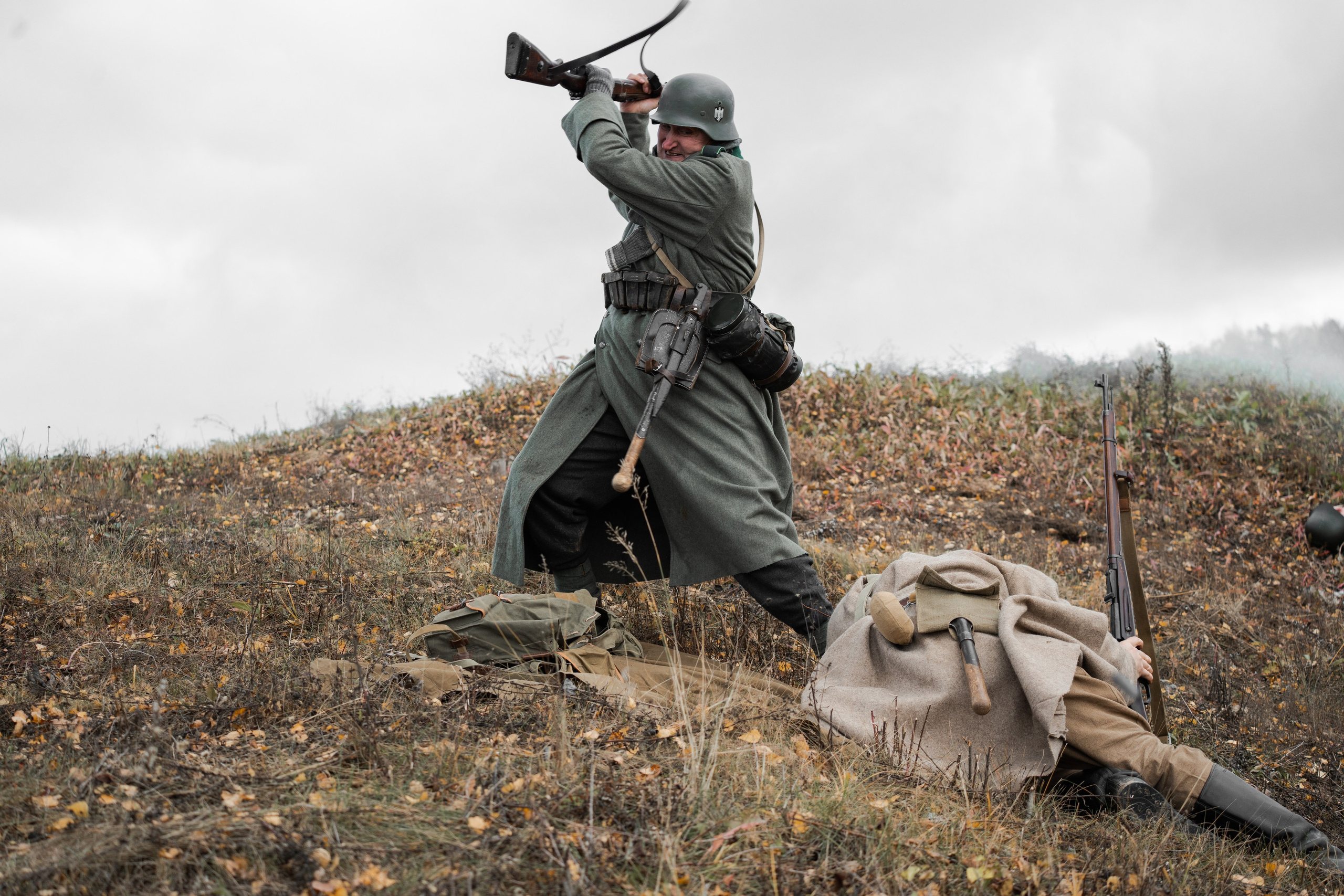 «Москва за нами» — реконструкция битвы в Подмосковье, п. Бородино. Свадебный фотограф Виктория Баталина