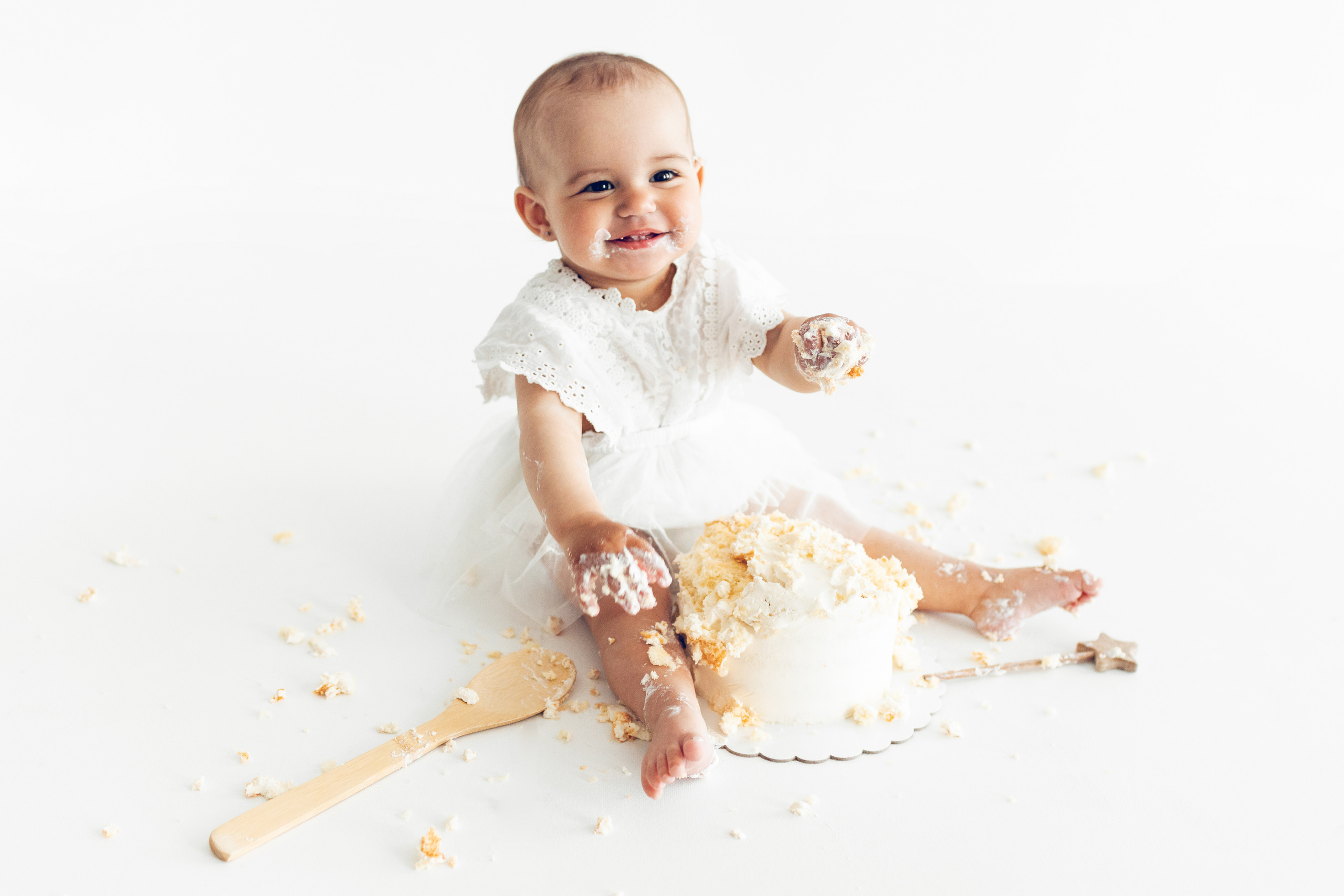 Фотосессия крушение торта