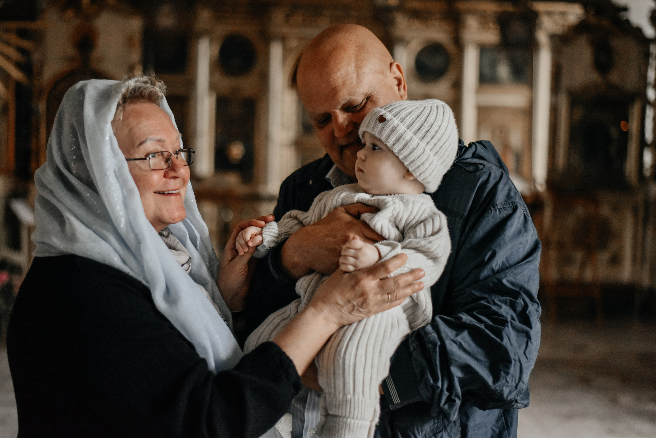Таинство Крещения маленького Гриши. Фотограф в Москве и Королёве Сутягина Мария