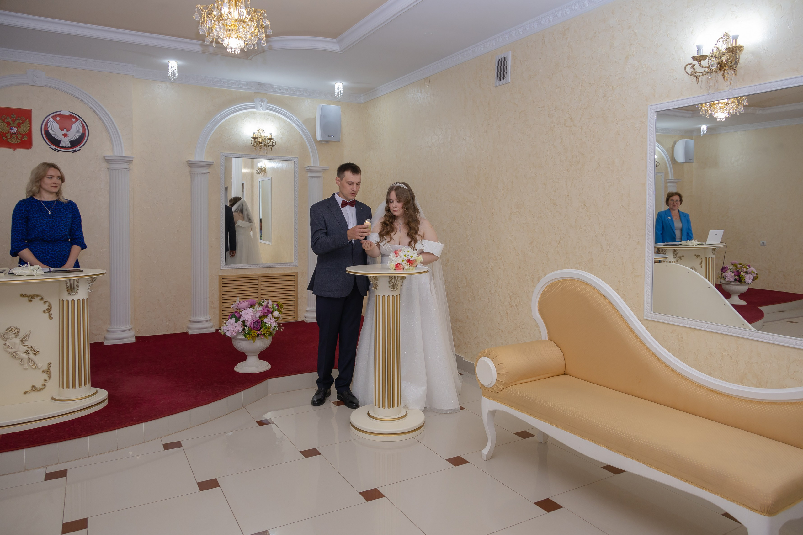 Свадебная съемка регистрации в ЗАГСе г. Можга