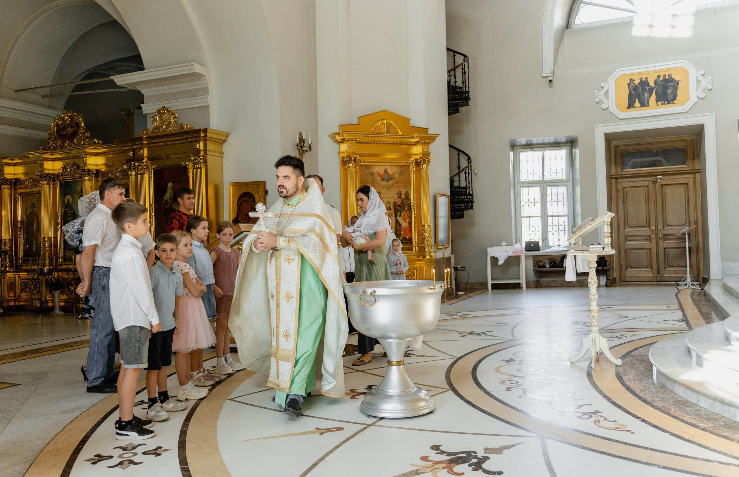 Крещение Даниила в храме Петра и Павла. Фотограф на Крещение Тула и Венчание в Туле, детский и семейный фотограф