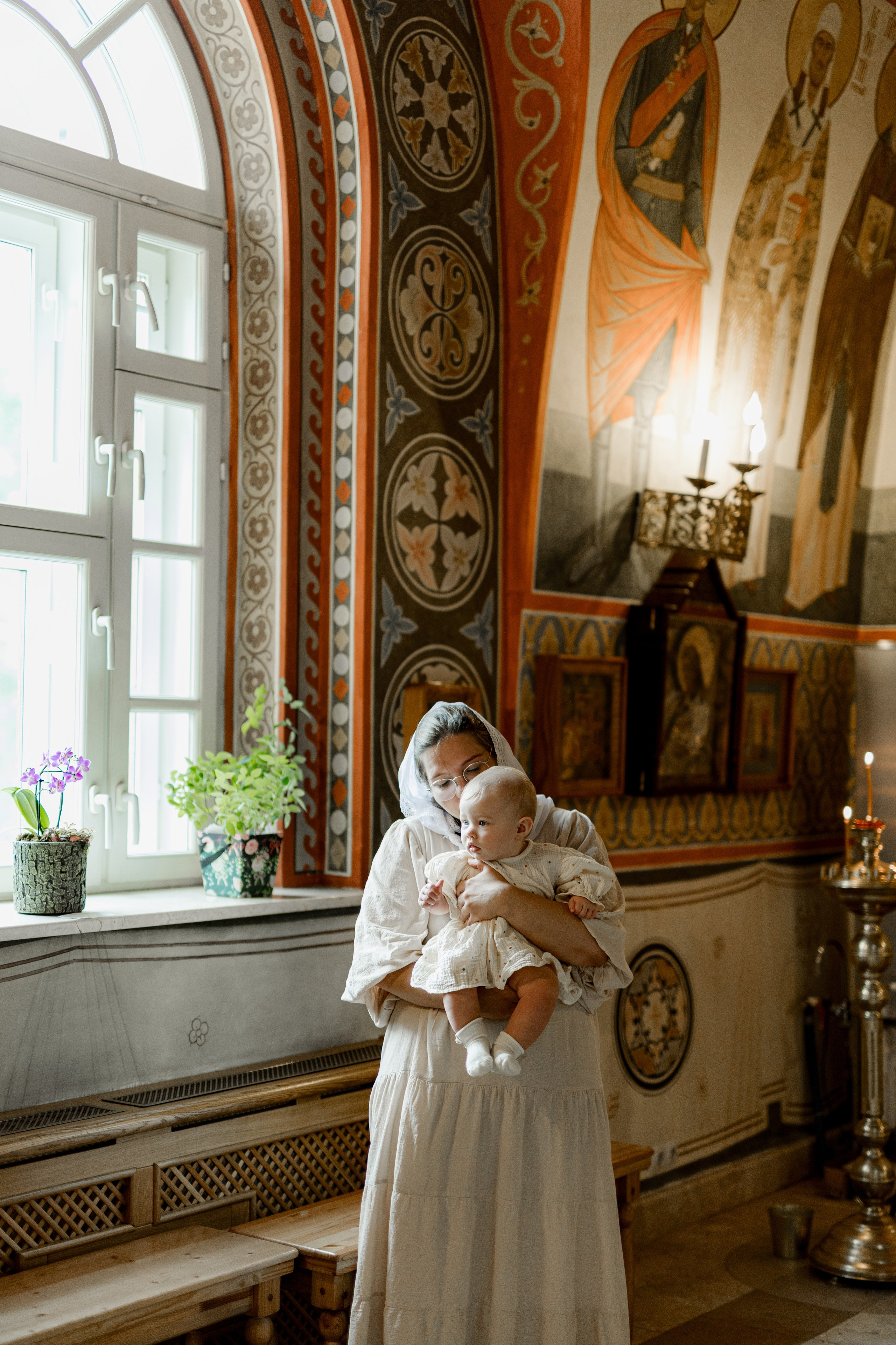 Таинство Крещения Веры. Фотограф новорождённых Newborn Москва