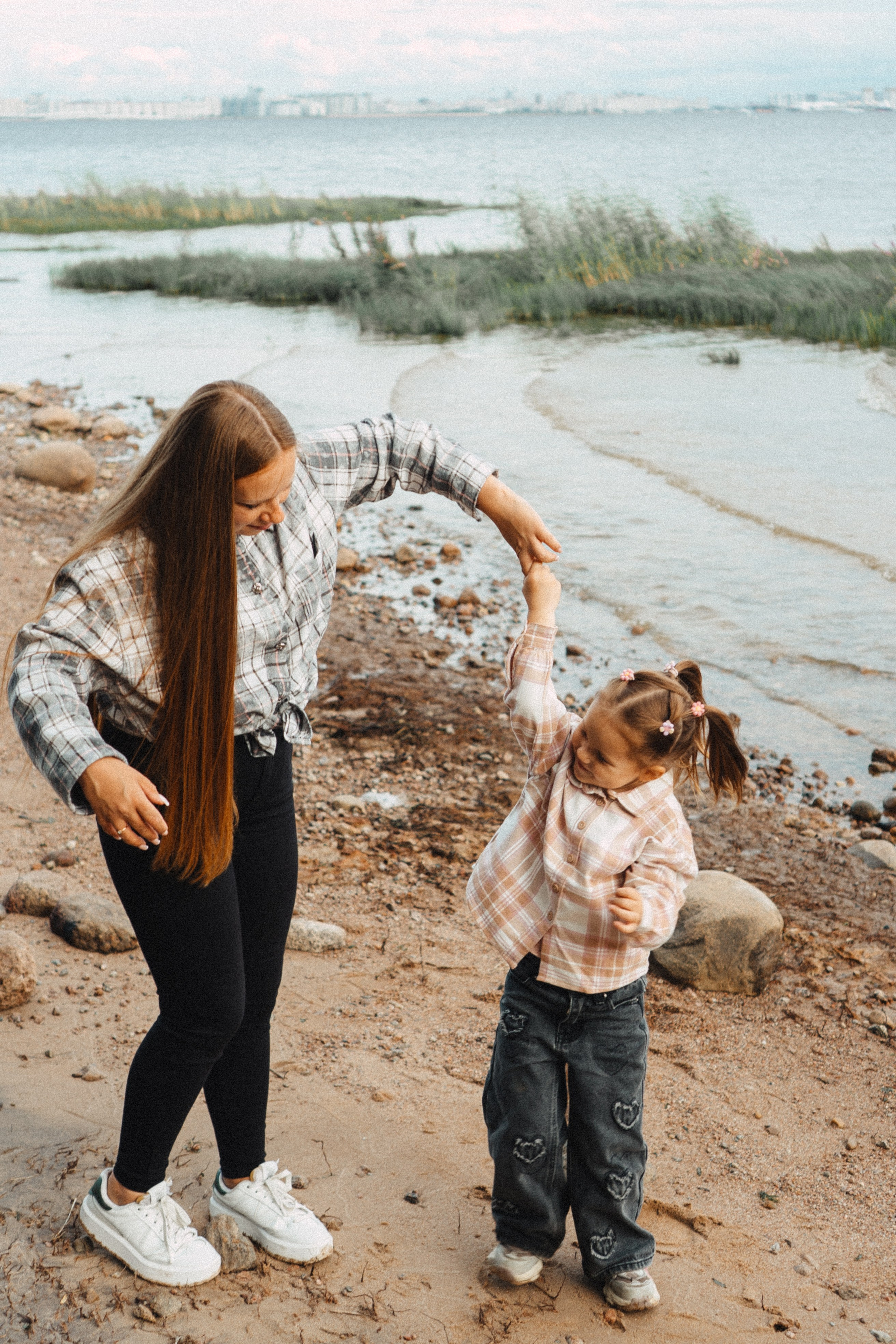 МАМА И ДОЧКА НА ФИНСКОМ ЗАЛИВЕ. Профессиональный фотограф, Санкт-Петербург — Виктория Богомолова