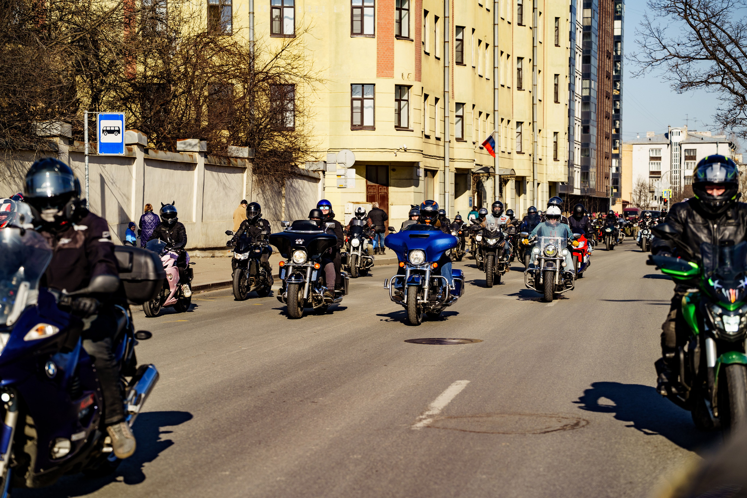 Прохват мотоклуба Norman Riders ч.1. Концертный и репортажный фотограф в Санкт-Петербурге Слава Пахомов