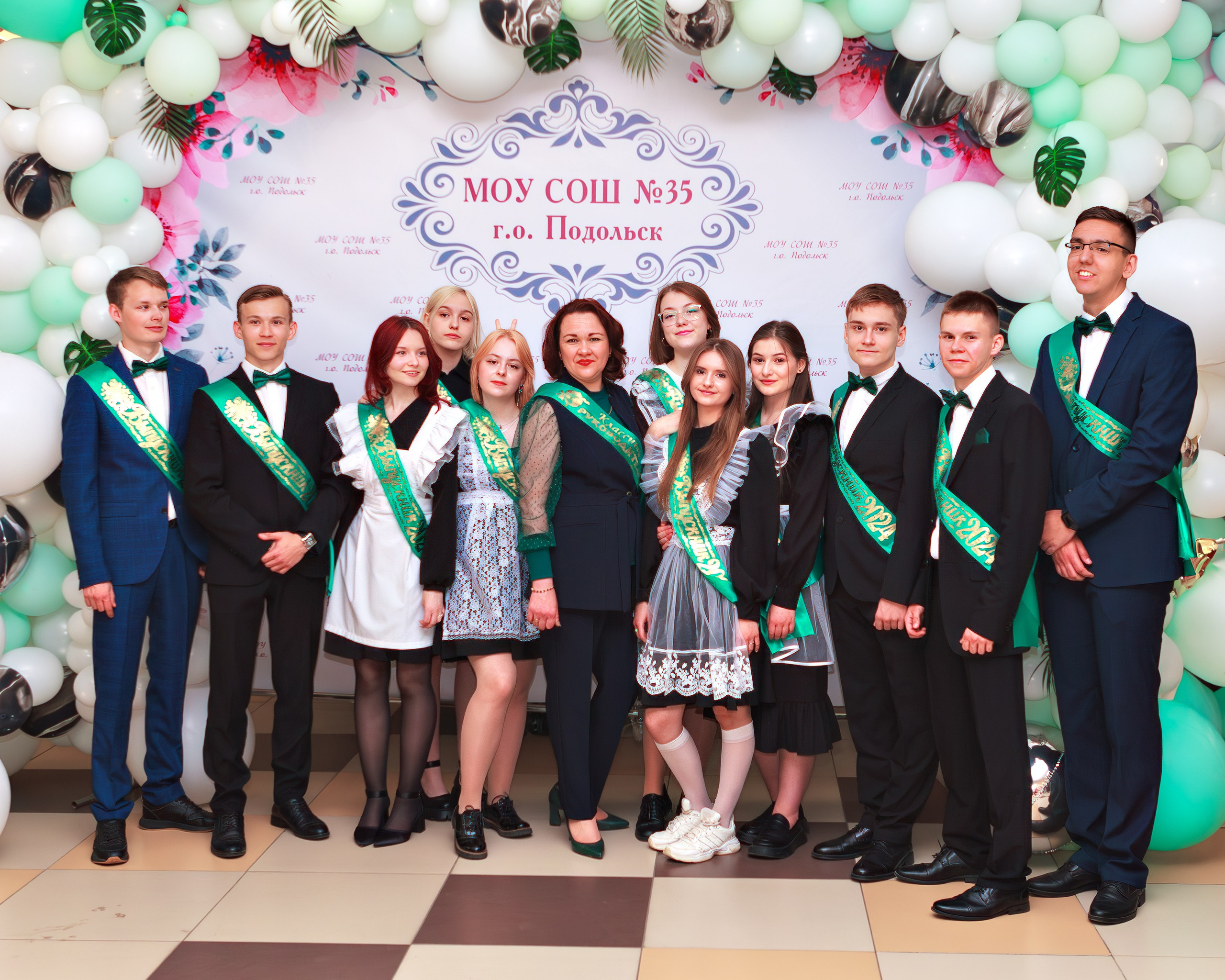 Съемка выпускников последний звонок