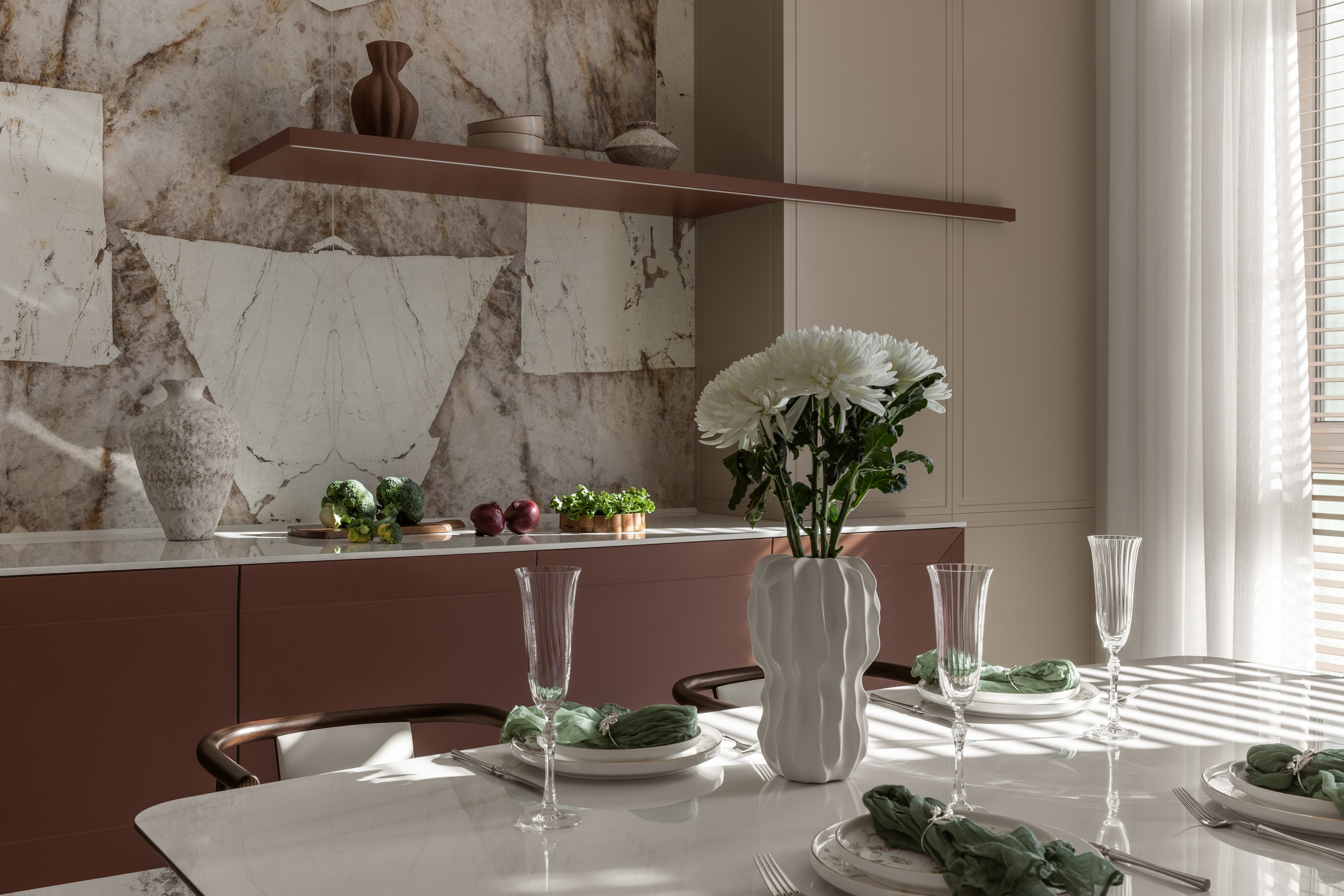 Интерьерная фотосъёмка в Астане, ЖК "Europe City". Фотографии интерьера для портфолио дизайн-студии. 