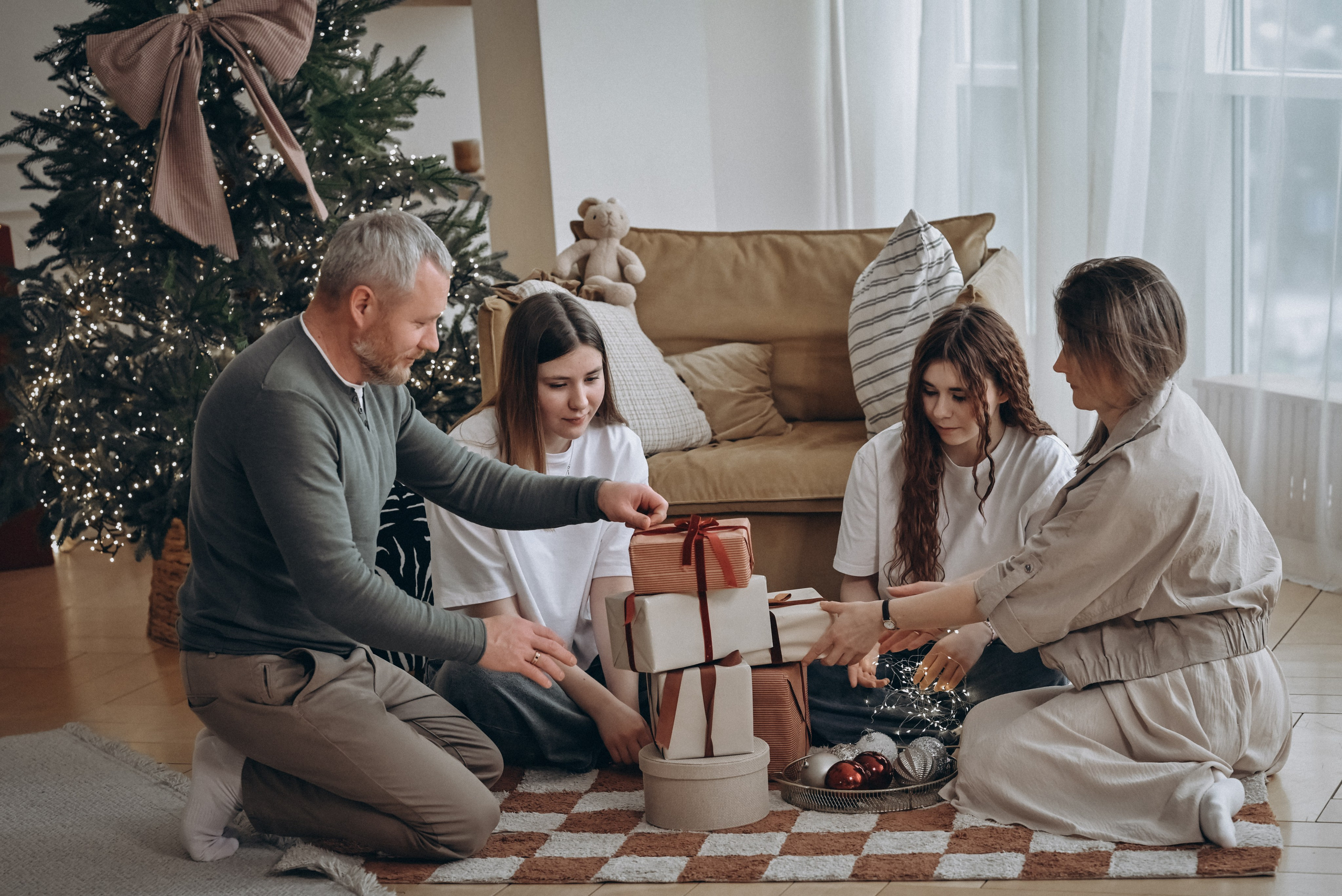 Анна, Дмитрий, Дарья и Влада. Семейный и детский фотограф Лариса Ерданова в Екатеринбурге