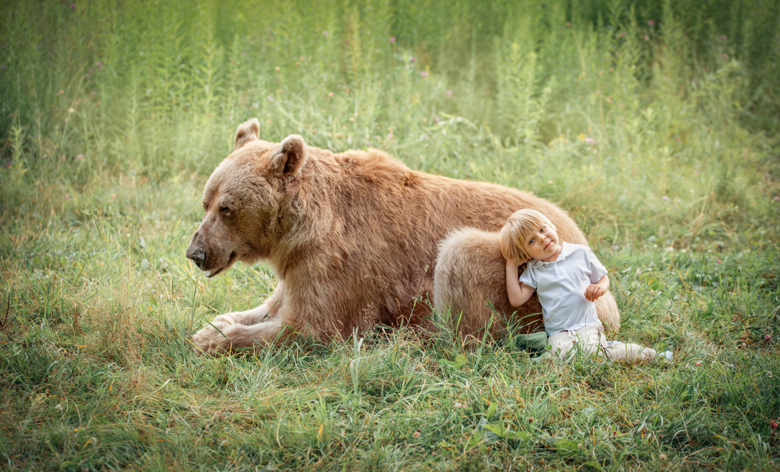 ФОТОСЕССИЯ С МЕДВЕДЕМ ДЛЯ МАЛЬЧИКА
