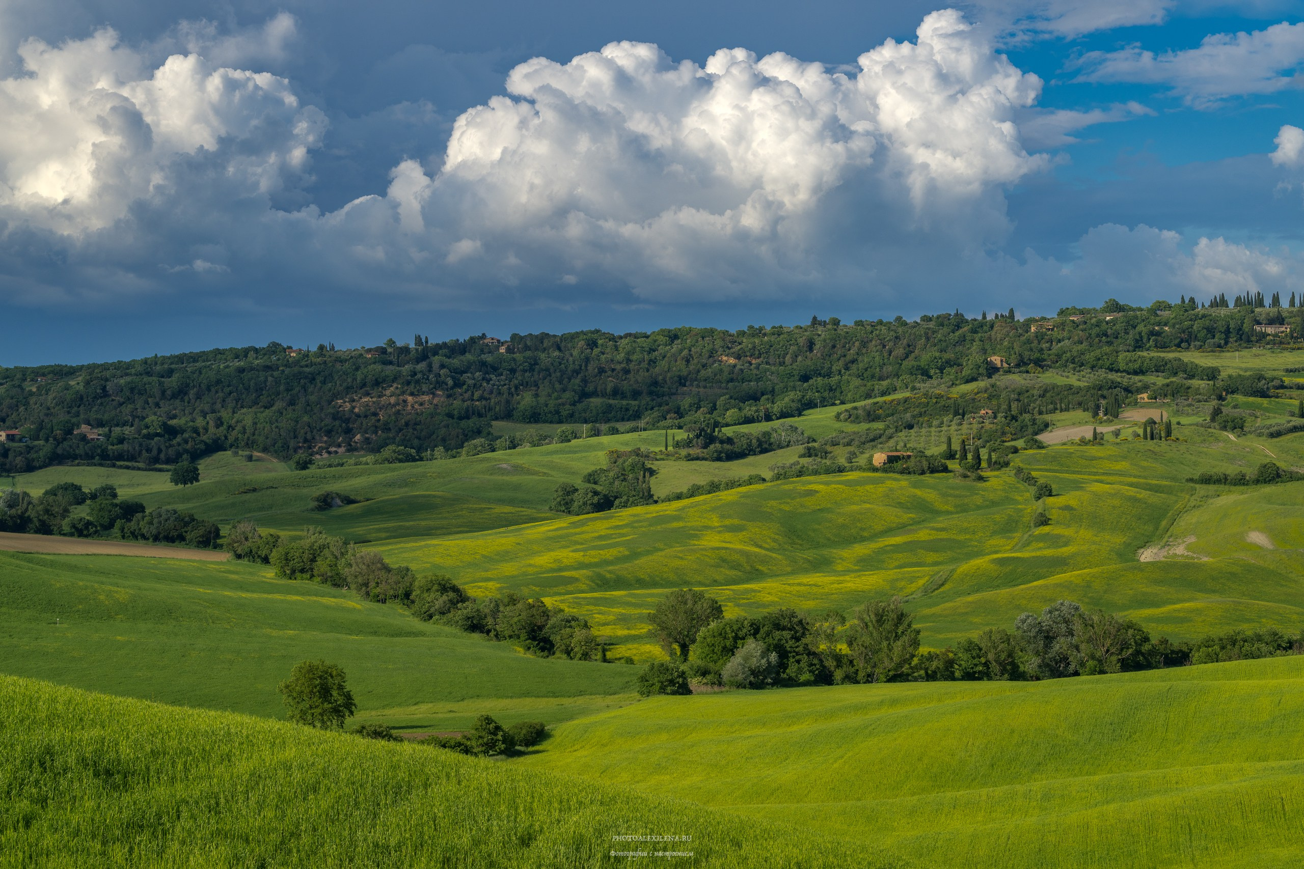 Долина Валь д’Орча-сердце Тосканы. Авторские стильные фотокартины