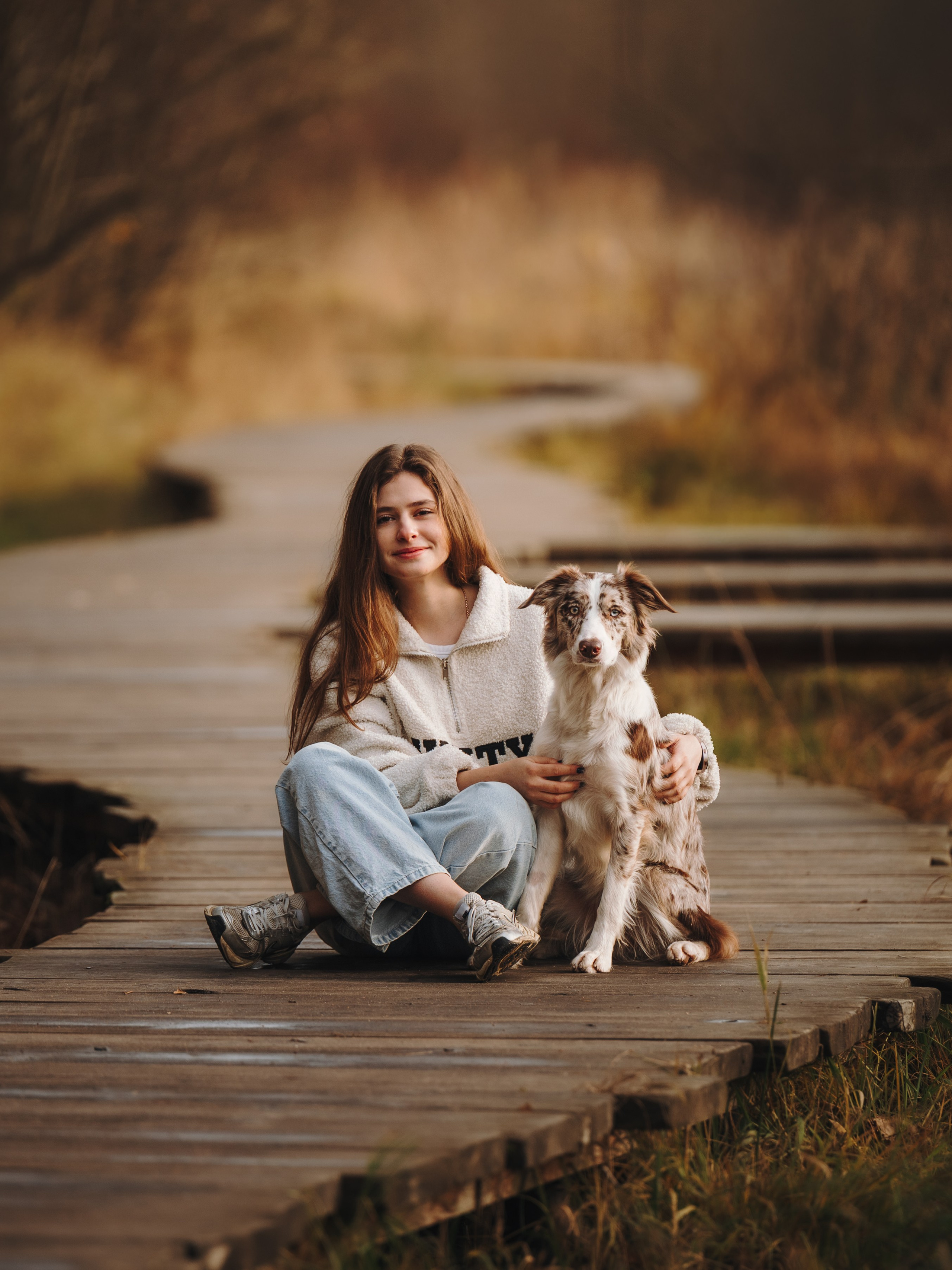 Настя, Максим, Орео и Норд. Семейный фотограф анималист Ананьева Мария — Москва