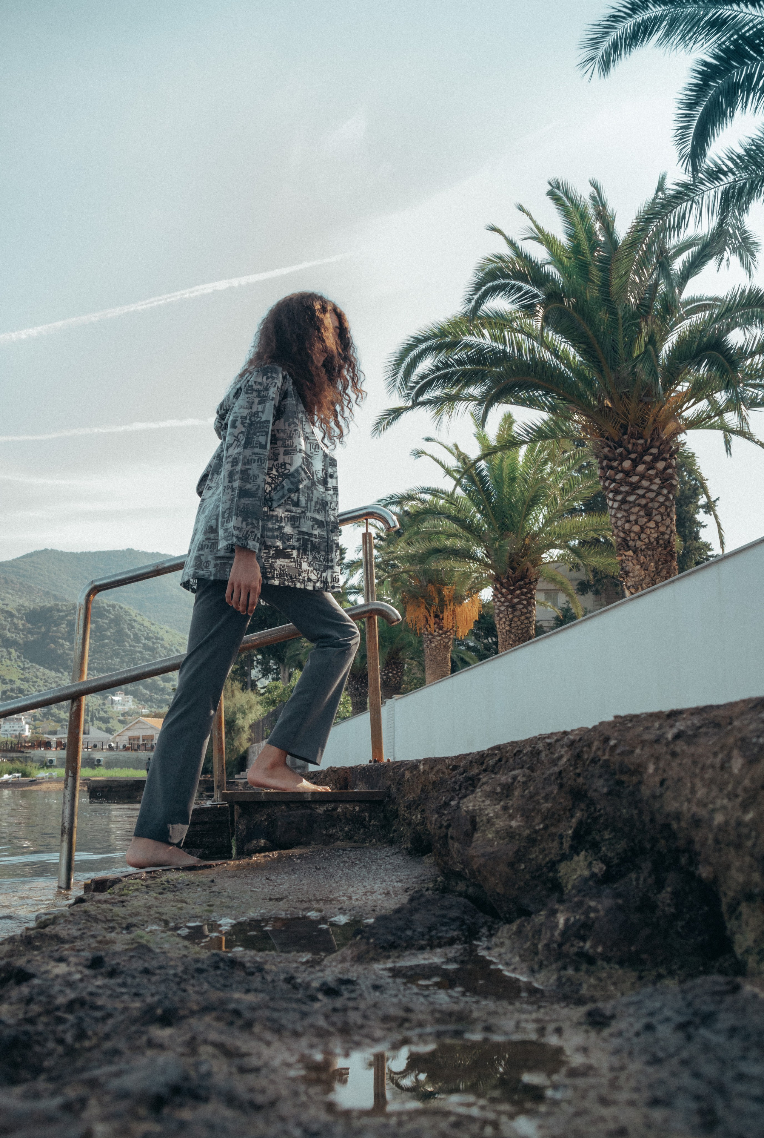 Minimalistic photoshoot for men in Montenegro. Portrait photographer in Tivat Montenegro Katerina Kirsanova