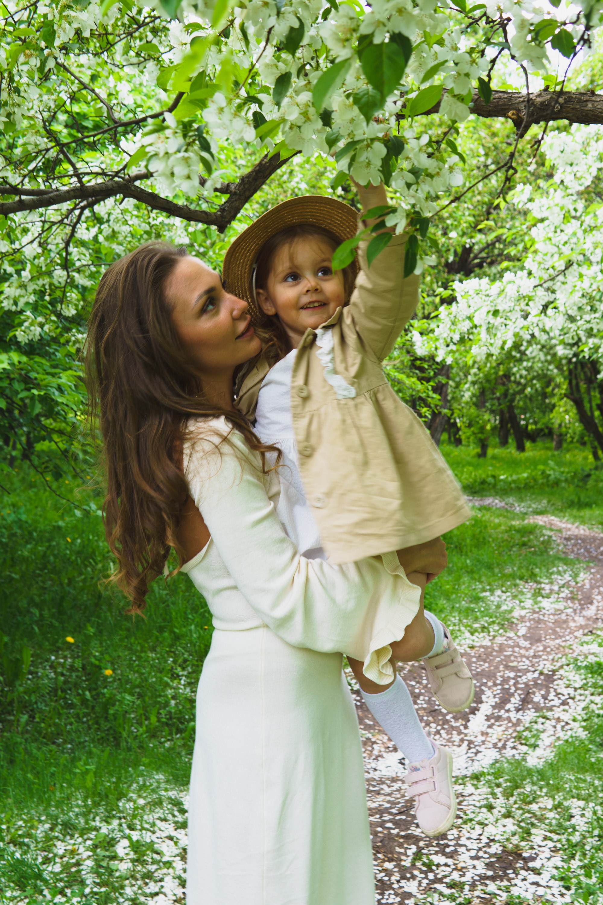 Весенняя фотосессия для мамы с дочкой. Челябинск. Портретный фотограф Челябинск Константин Марунин