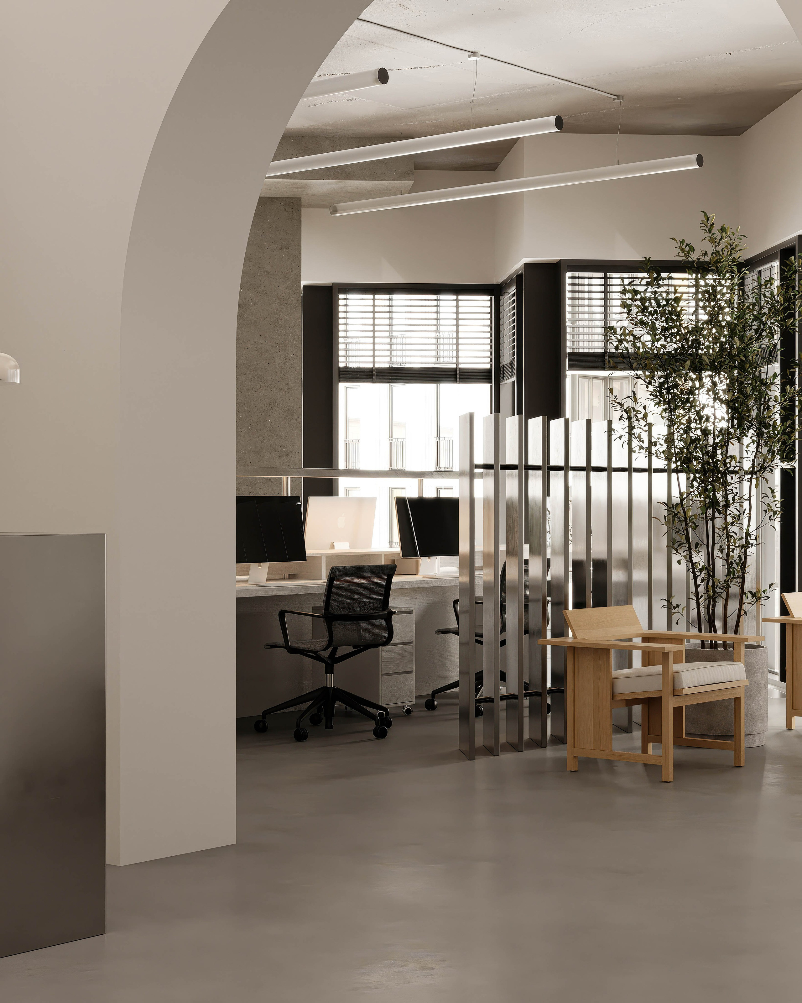 Офис 211/ Дизайнер: NAMU BURO. Студия интерьерной визуализации tmshkn.vis