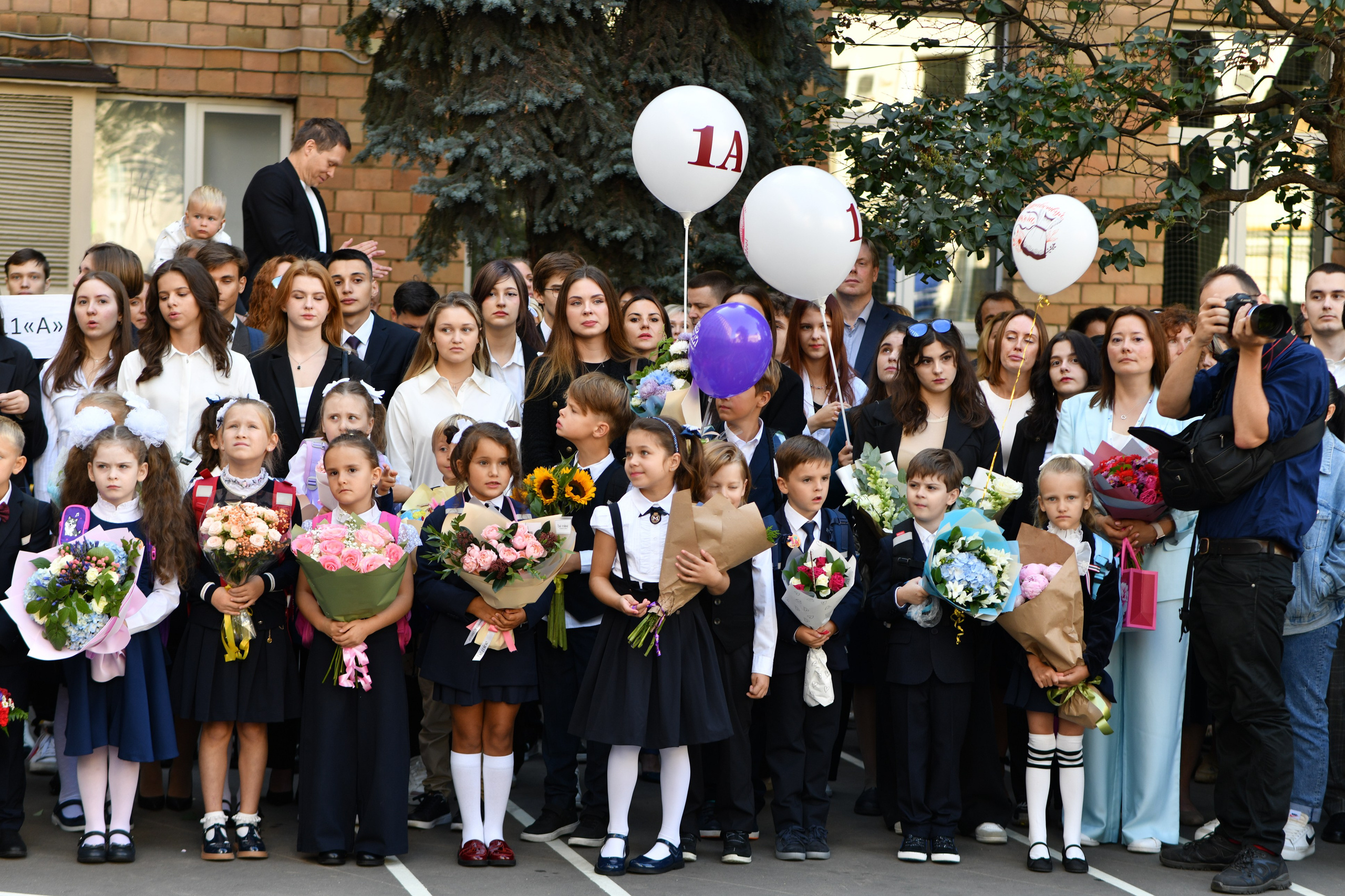 Линейка 1 класс. Свадебный и портретный фотограф в Москве Галина Борисова